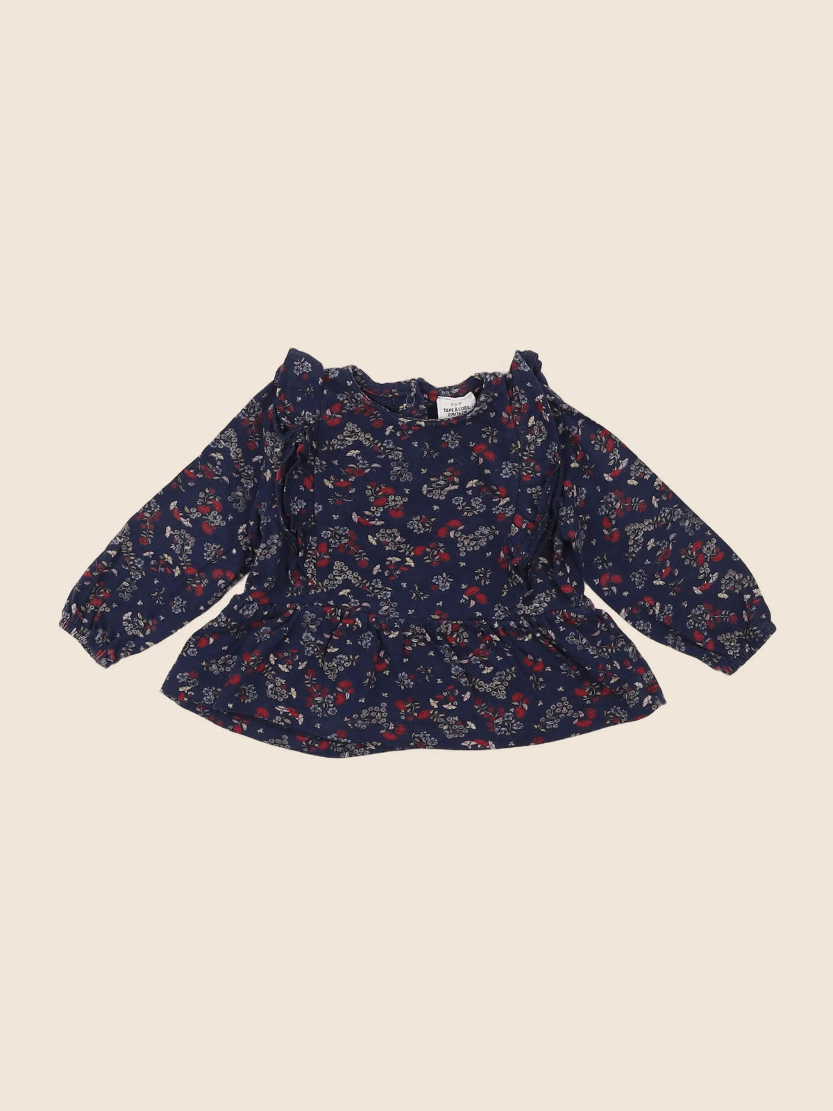 Tape à l'oeil - blouse bleu - 12 mois