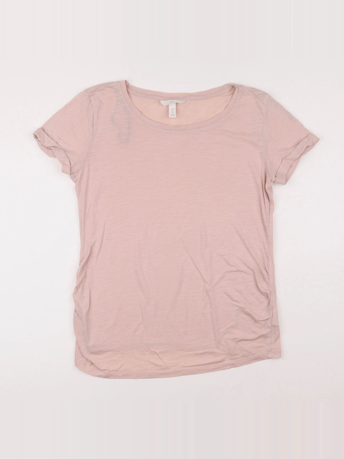 H&M - tee-shirt grossesse rose - s