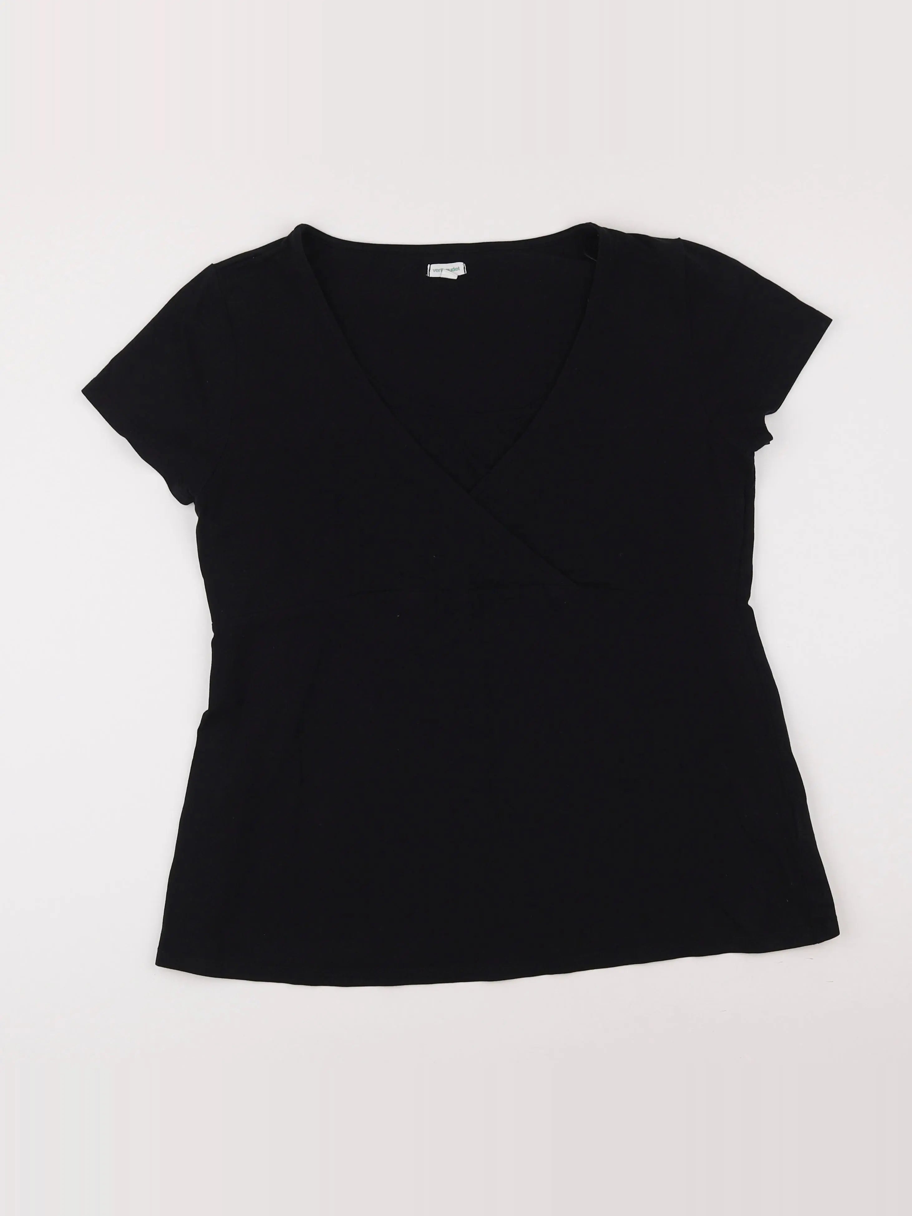 Vertbaudet - tee-shirt grossesse noir - 42 à 44