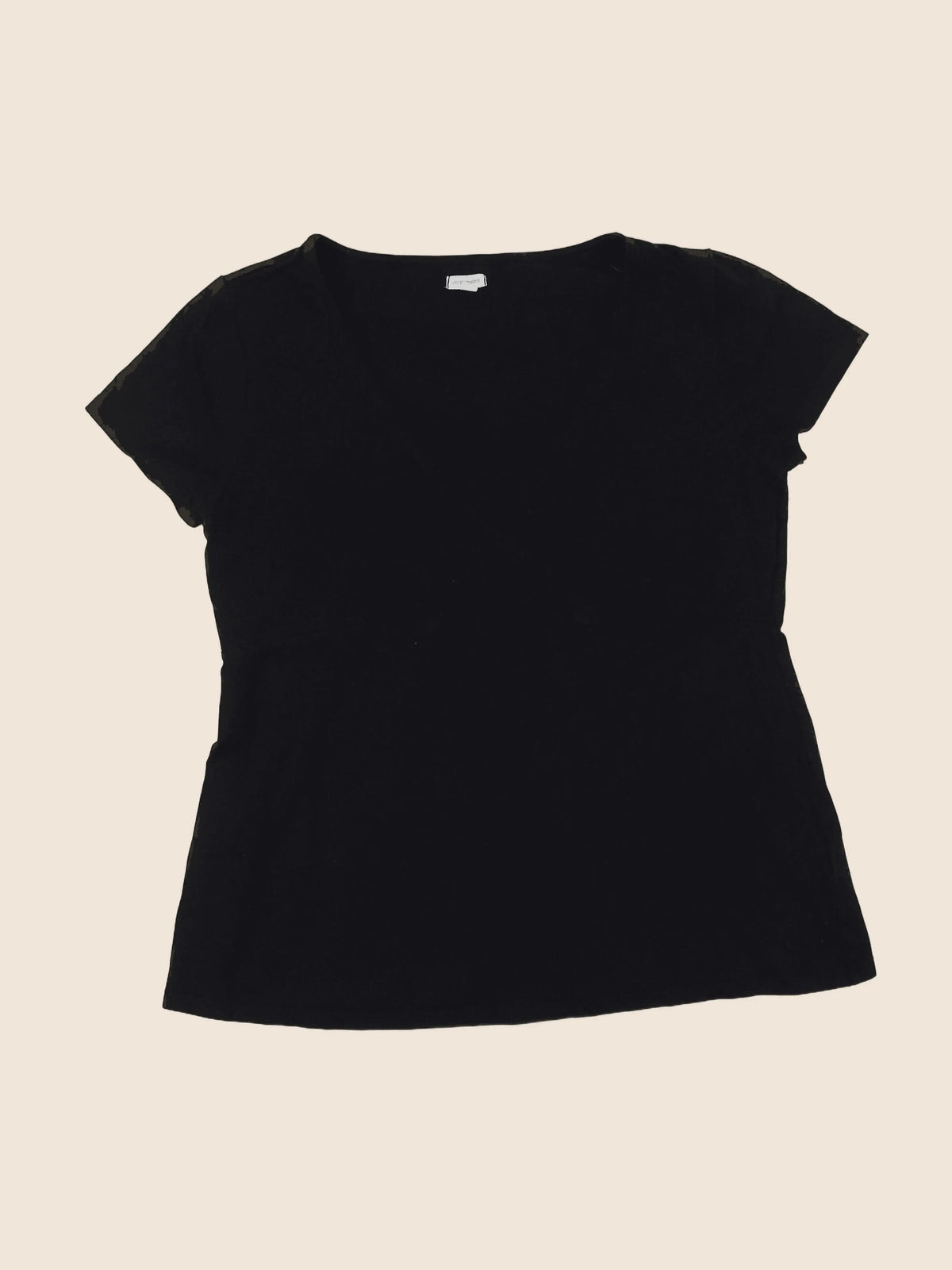 Vertbaudet - tee-shirt grossesse noir - 42 à 44