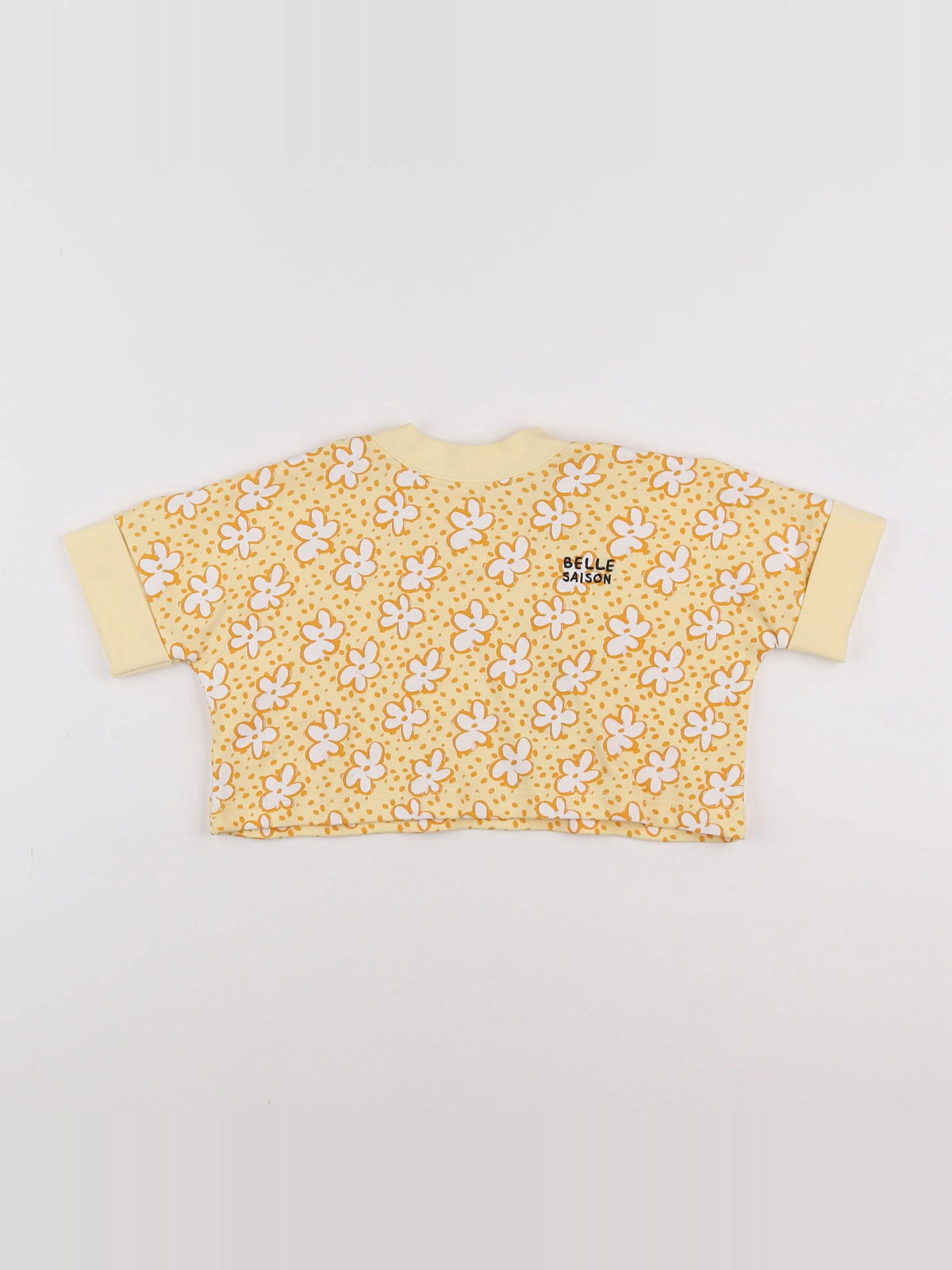Tee-shirt Floral jaune