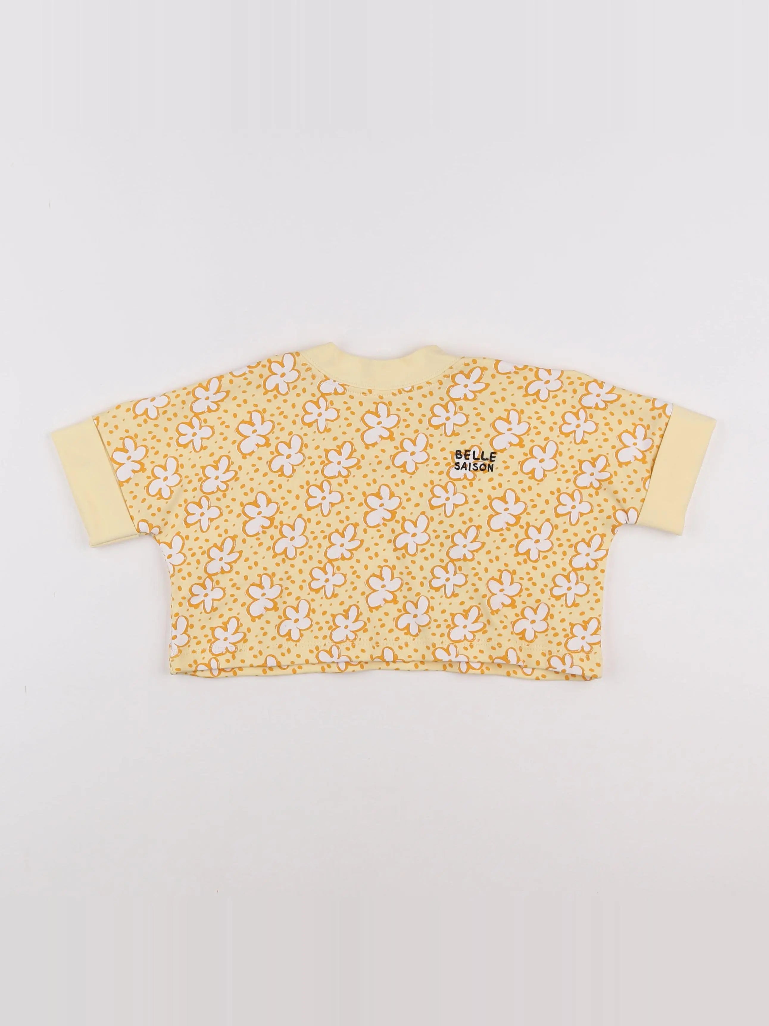 Tee-shirt Floral jaune