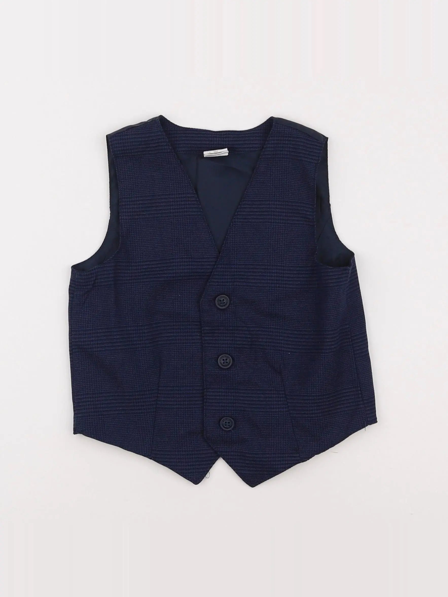 H&M - gilet bleu - 12/18 mois