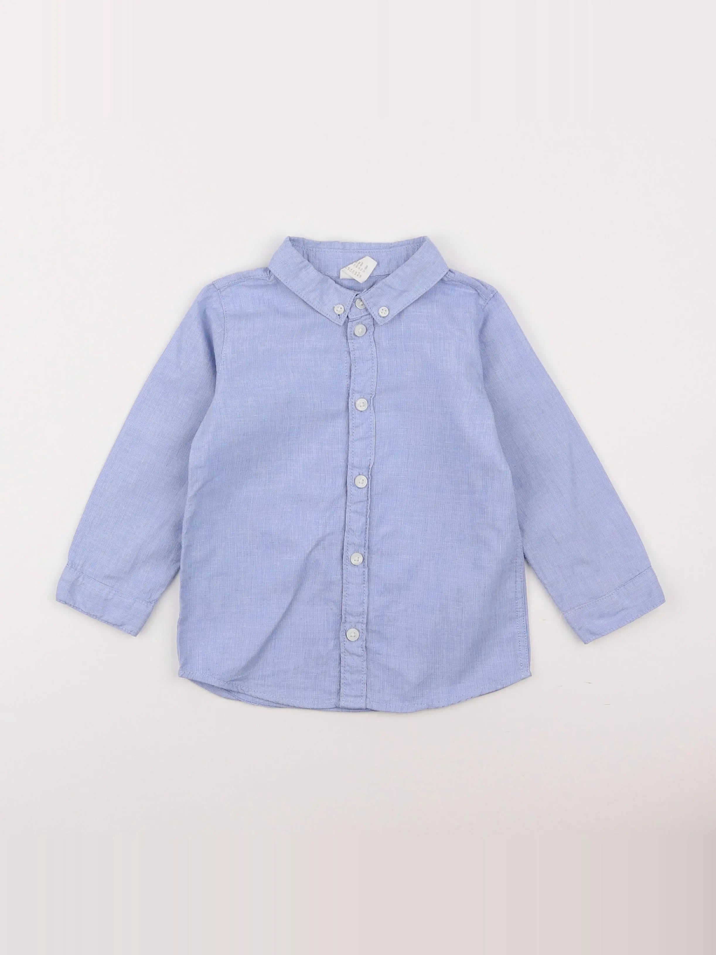 H&M - chemise bleu - 18 mois à 2 ans