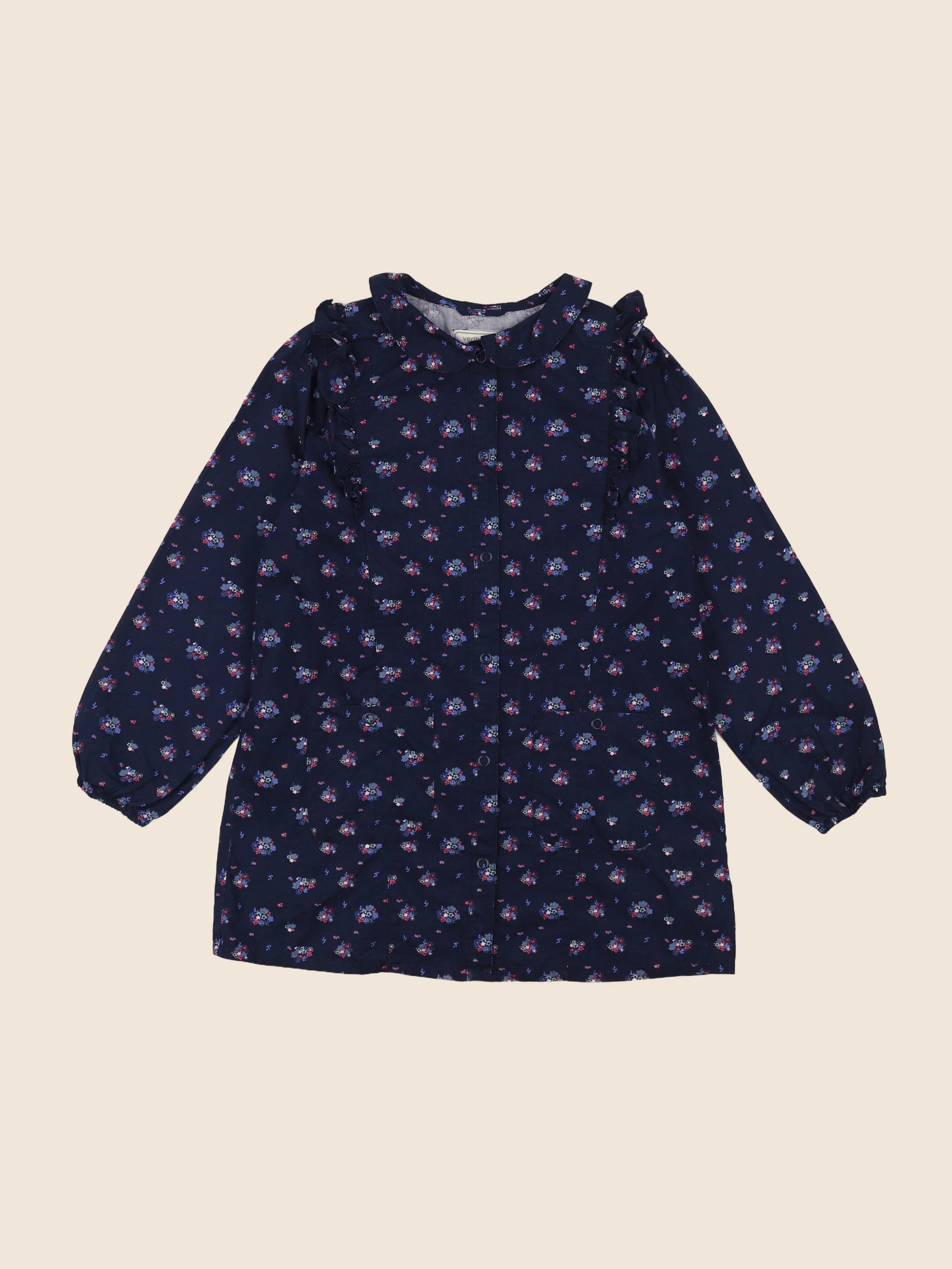 Vertbaudet - robe bleu - 10 ans