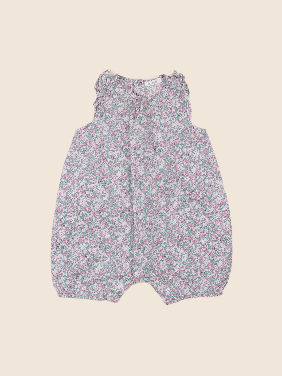 Boutchou - combinaison vert - 6 mois