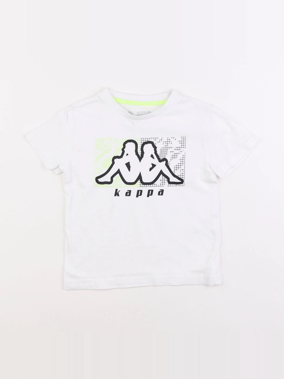 Kappa - tee-shirt blanc - 4 ans