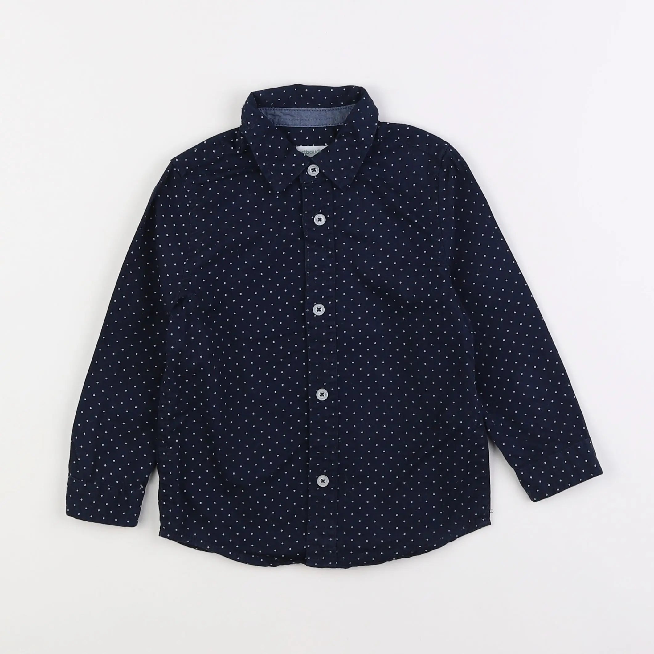 Vertbaudet - chemise bleu - 3 ans