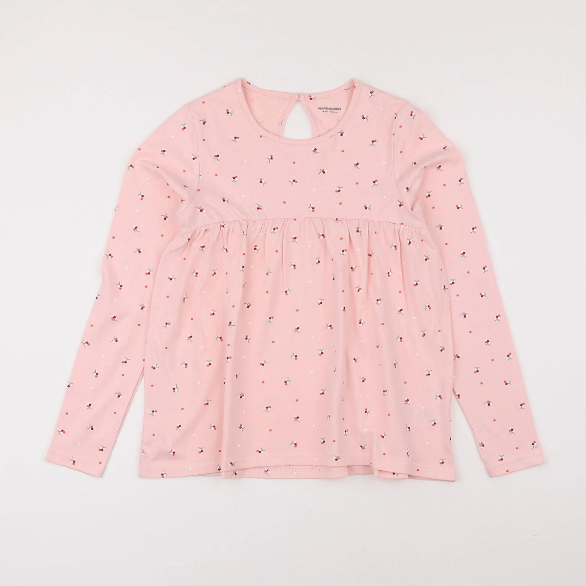 Vertbaudet - tee-shirt rose - 10 ans