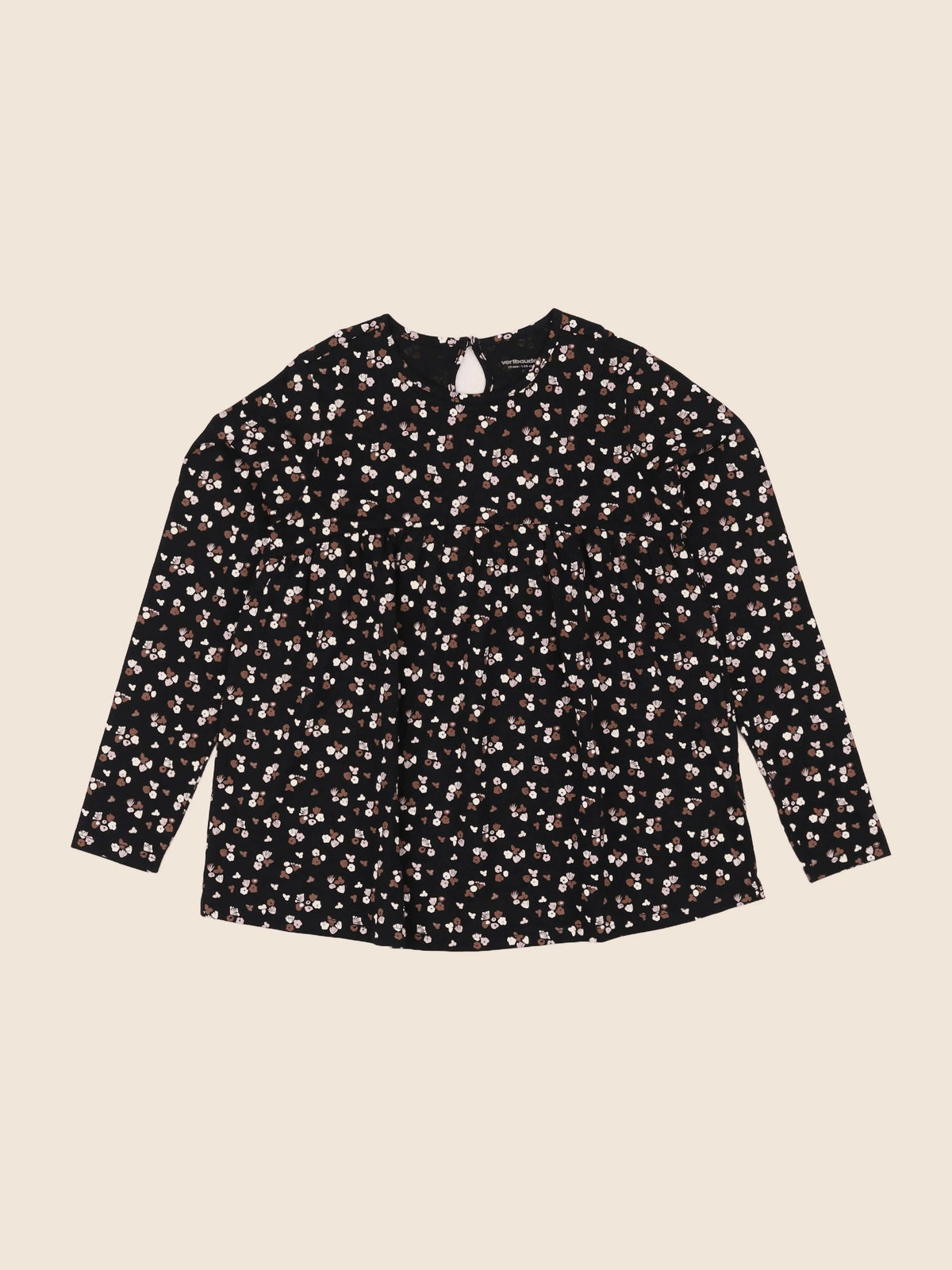 Vertbaudet - tee-shirt noir - 12 ans