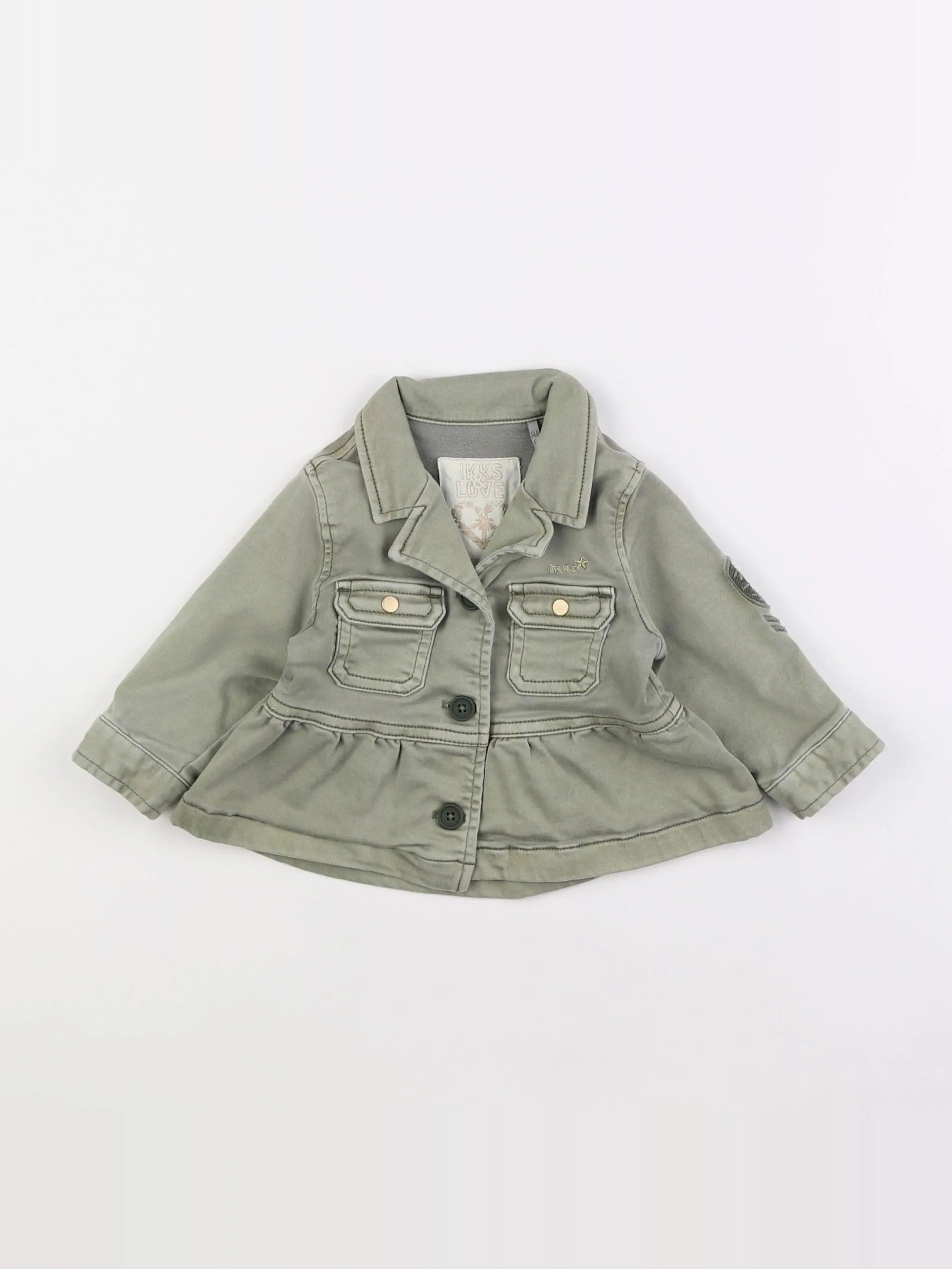 IKKS - veste vert - 6 mois
