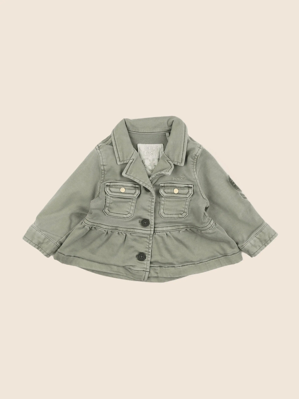 IKKS - veste vert - 6 mois