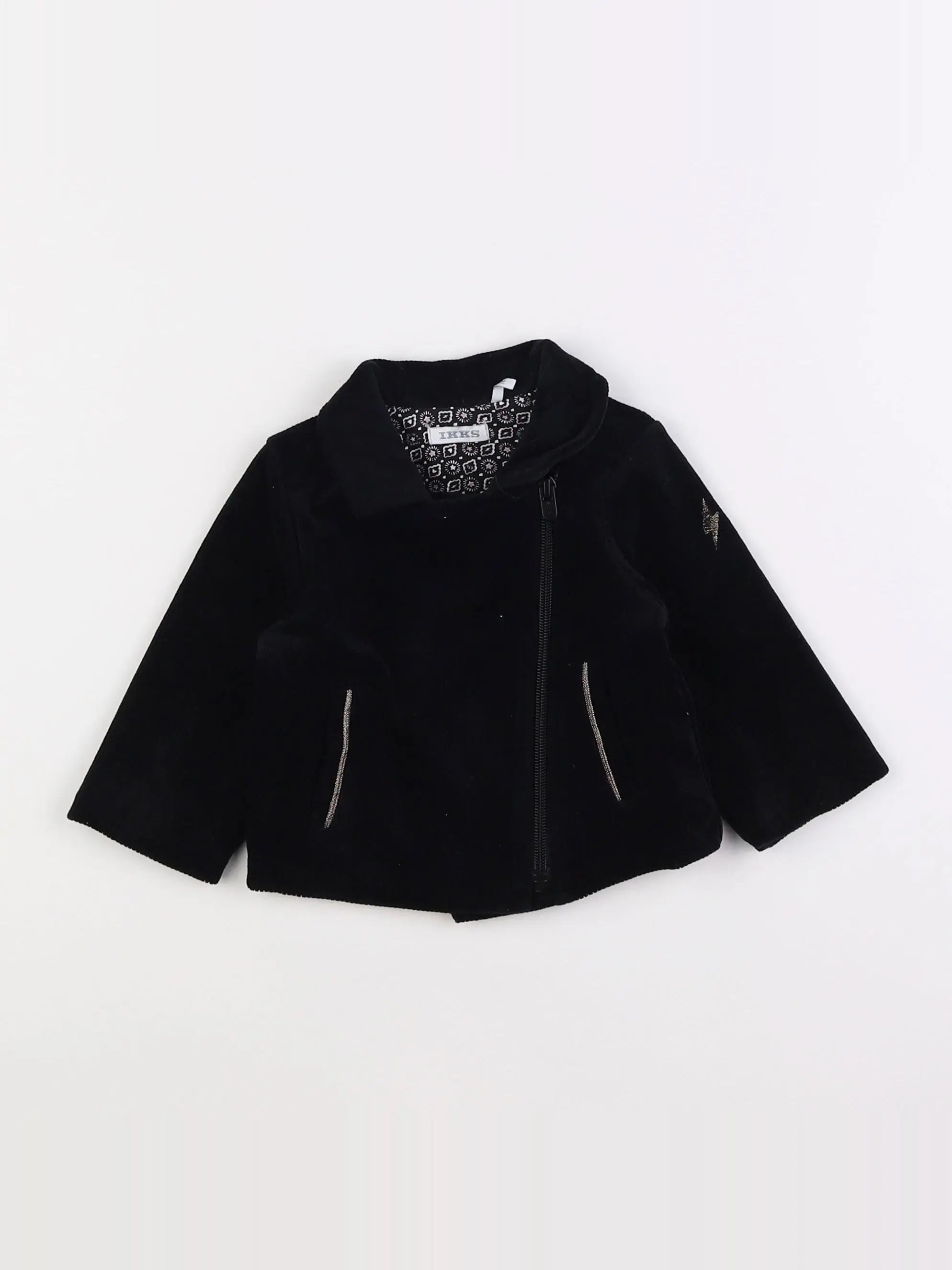 IKKS - veste noir - 12 mois