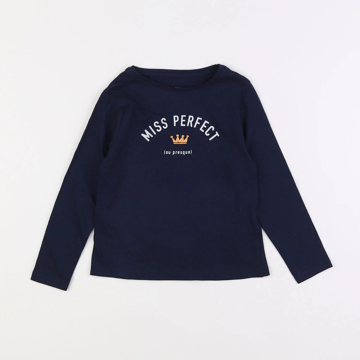 Vertbaudet - tee-shirt bleu, or - 4 ans