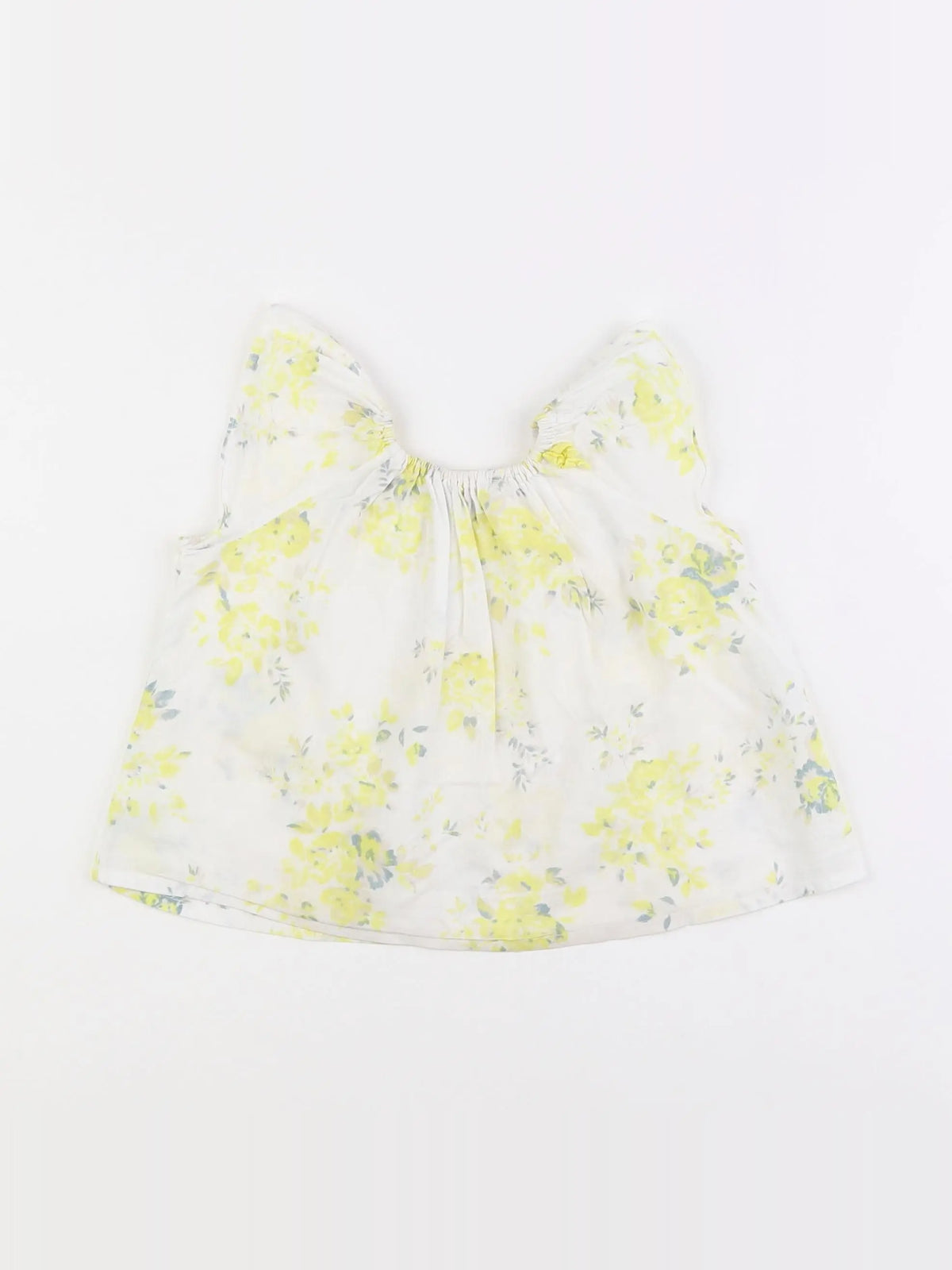 Bonton - blouse blanc, jaune - 12 mois