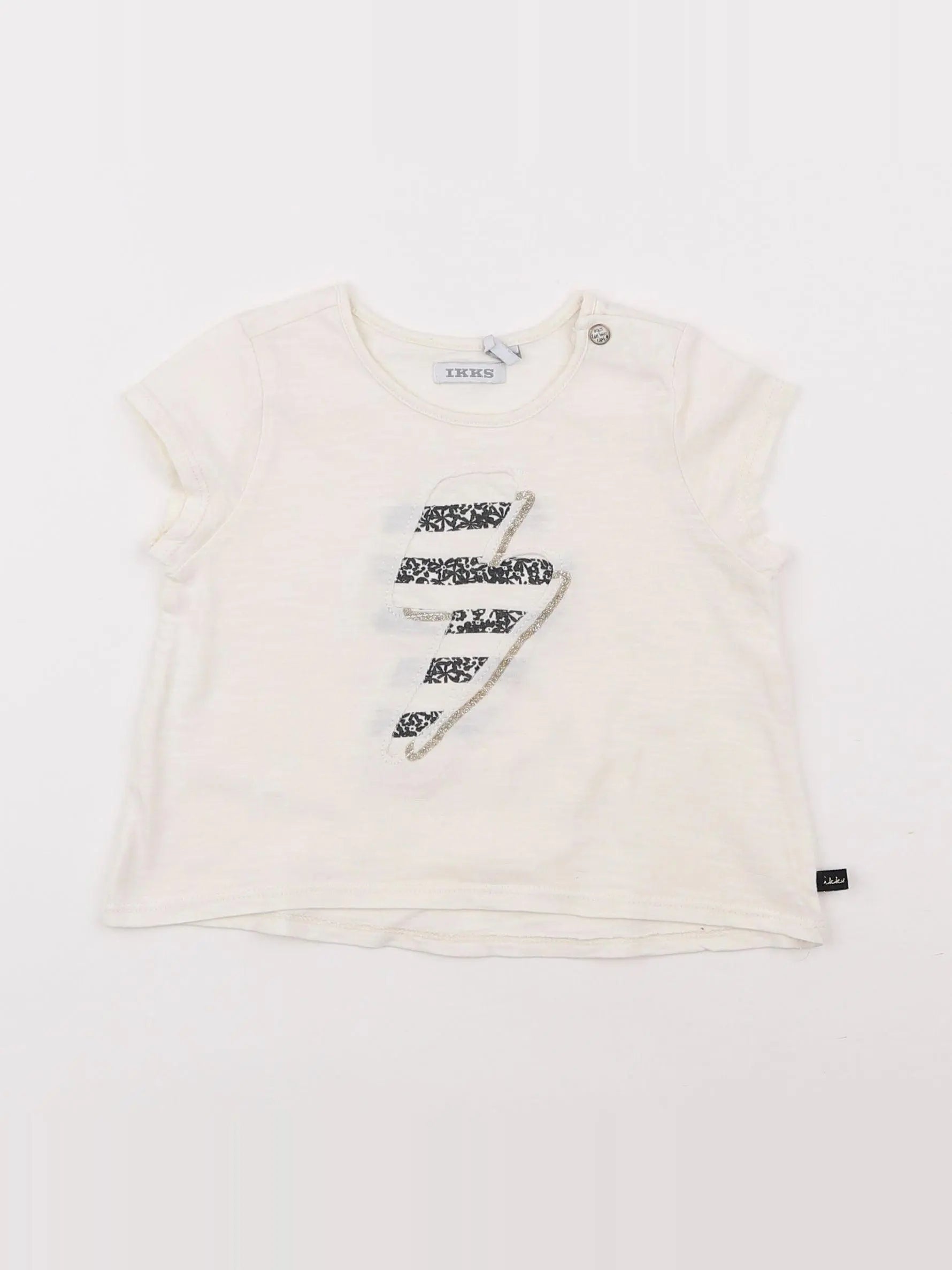 IKKS - tee-shirt blanc - 18 mois