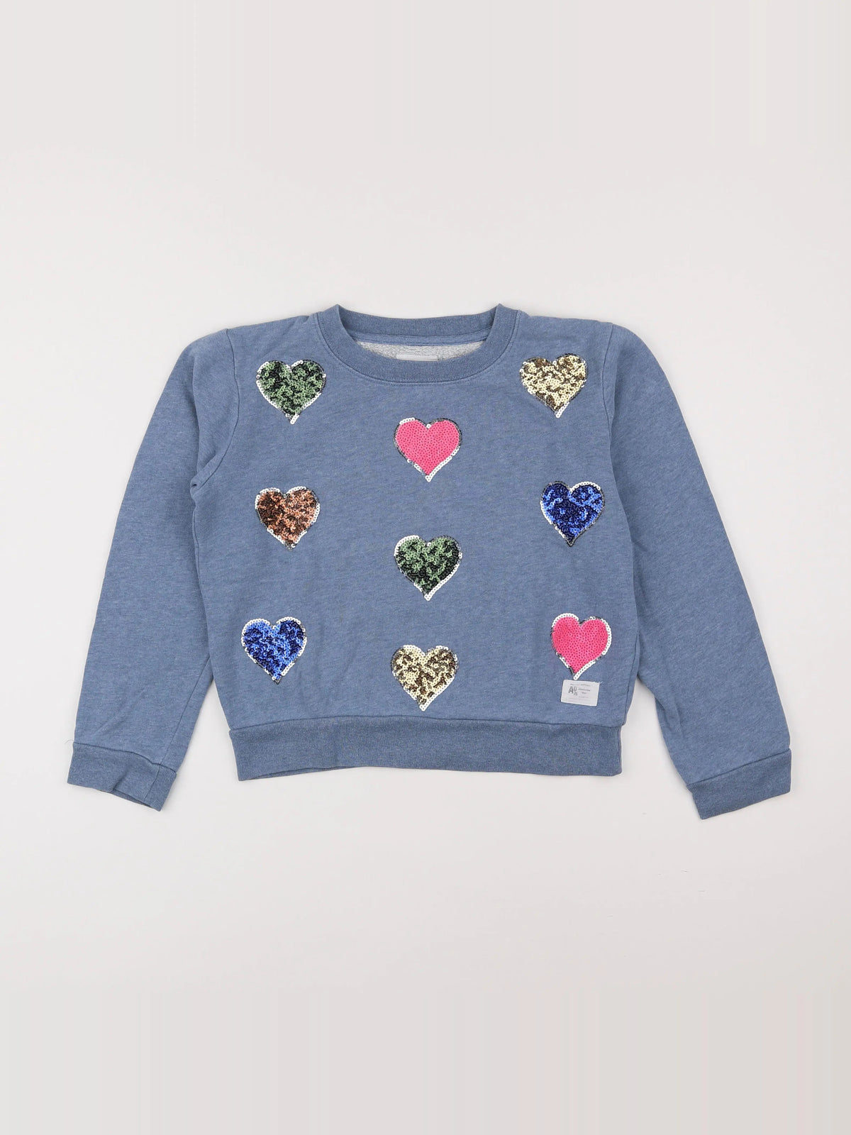 American Outfitters - sweat bleu - 10 ans