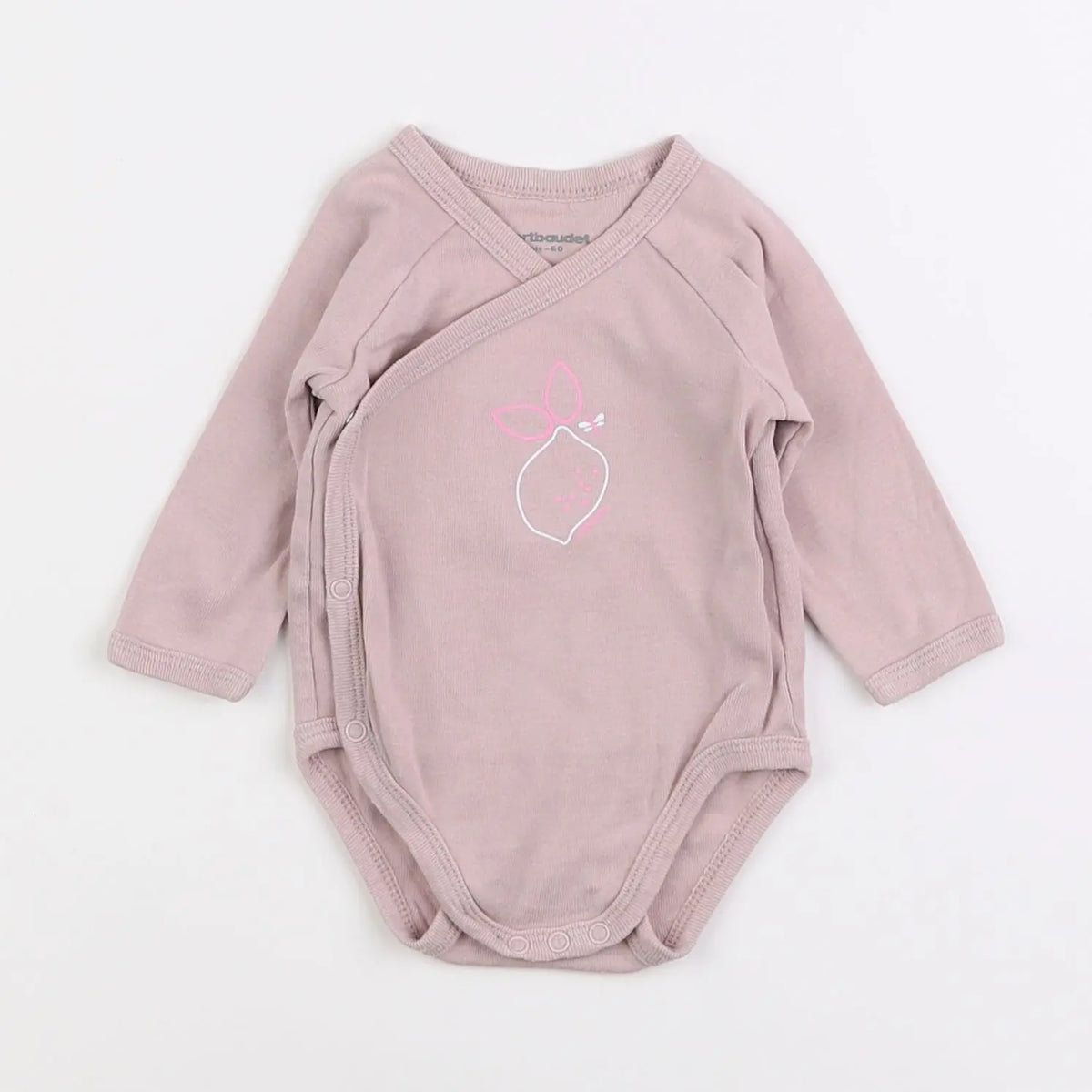 Vertbaudet - body rose - 3 mois