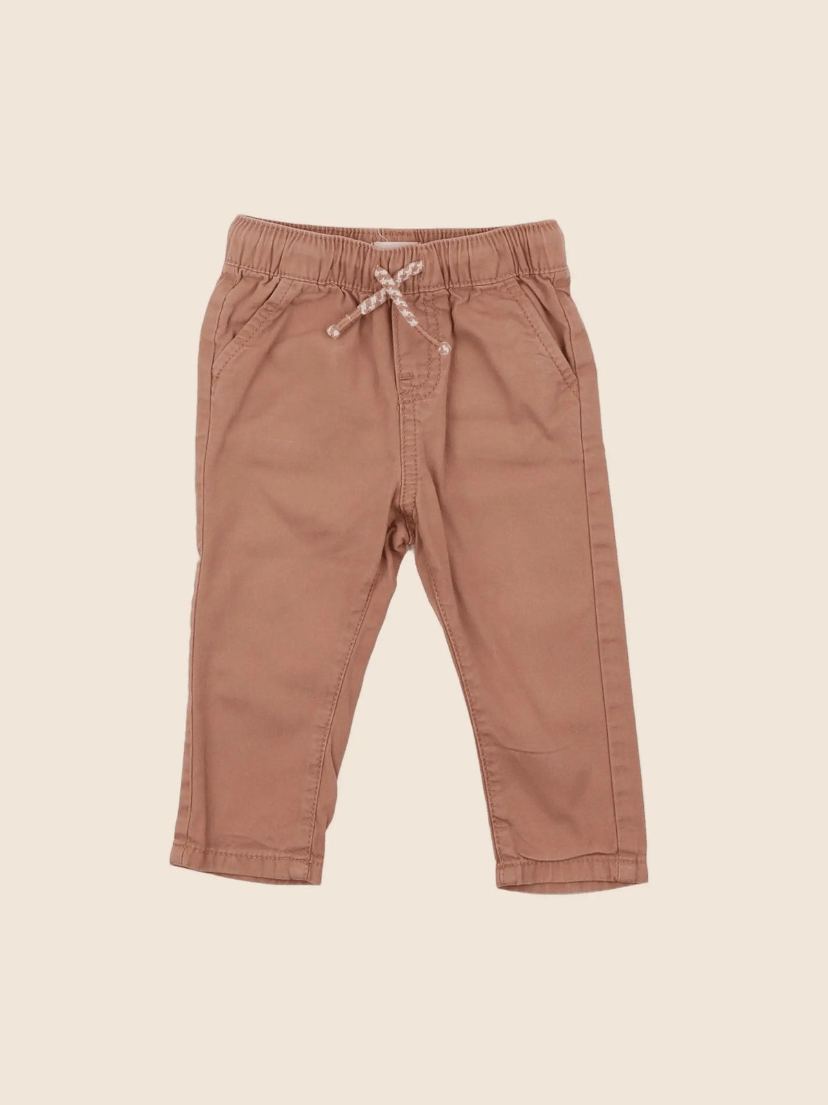 Vertbaudet - pantalon marron - 6 mois