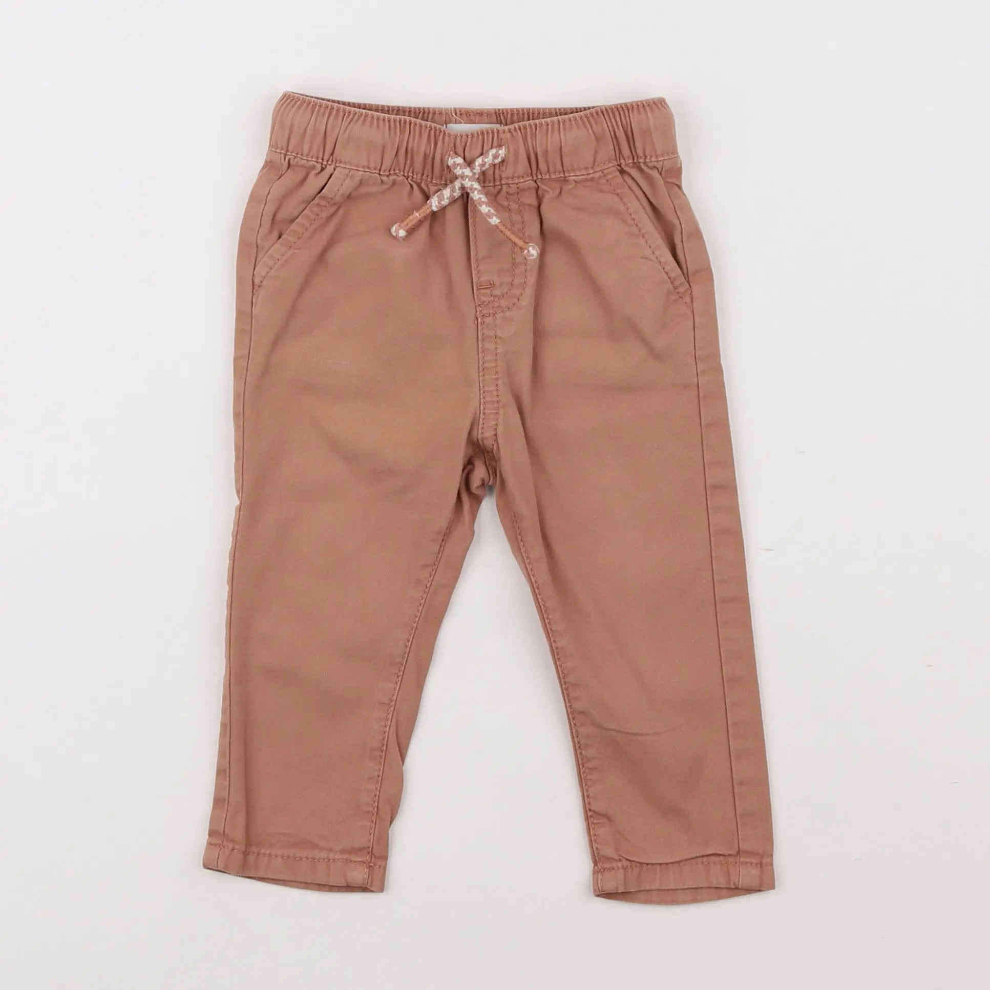 Vertbaudet - pantalon marron - 6 mois