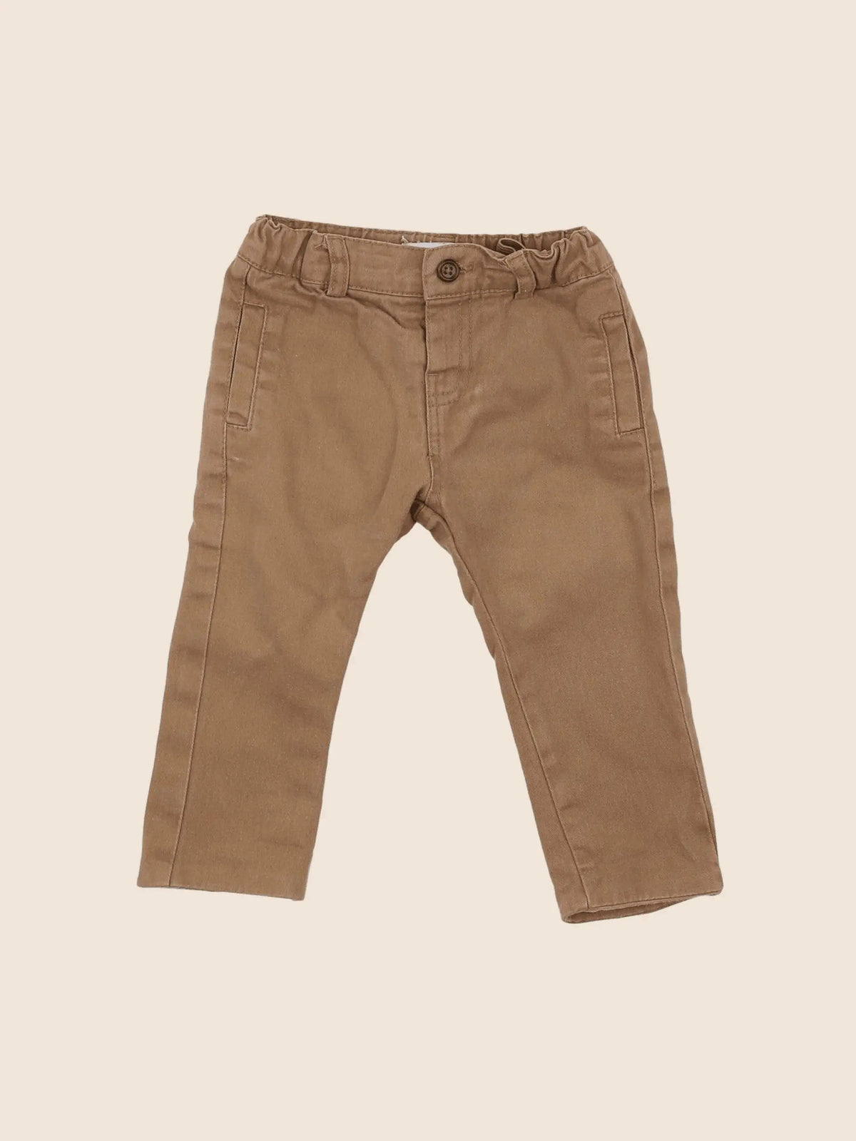 Vertbaudet - pantalon marron - 6 mois