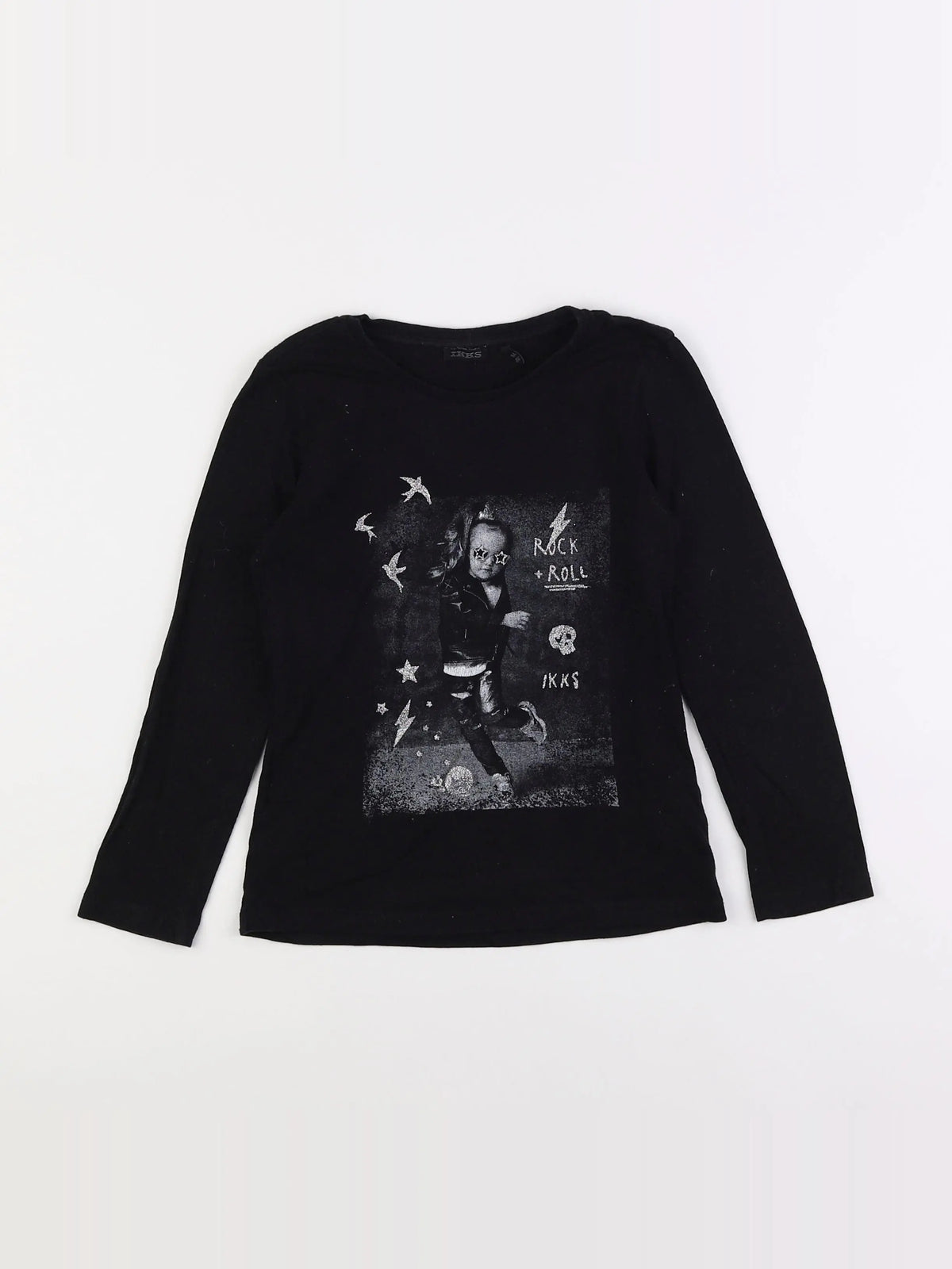 IKKS - tee-shirt noir - 6 ans