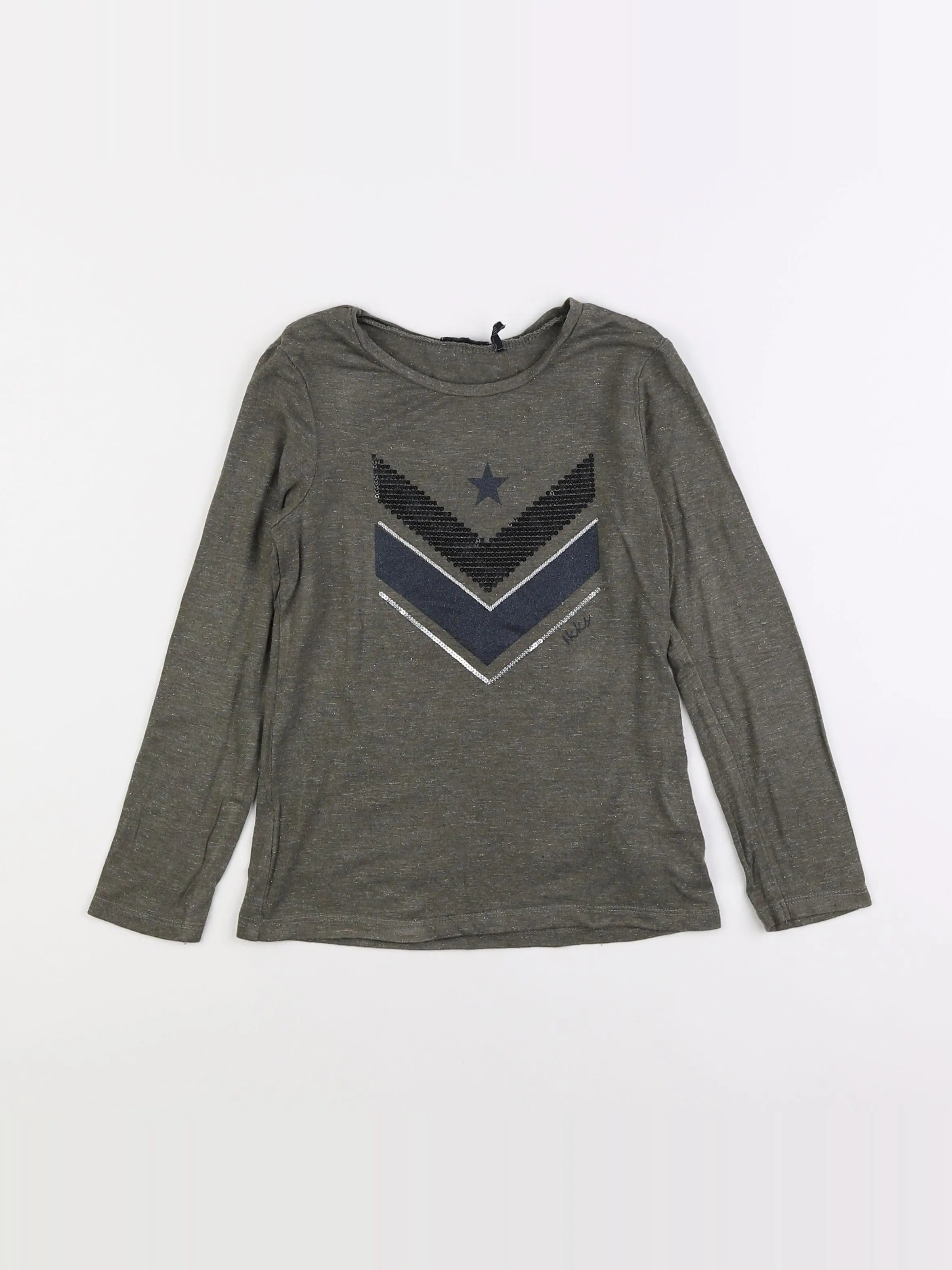 IKKS - tee-shirt gris - 6 ans
