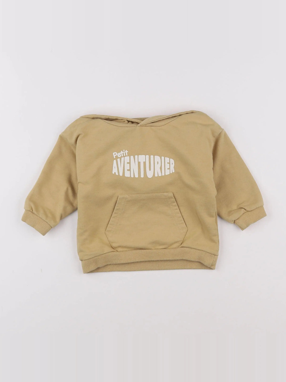 Vertbaudet - sweat jaune - 9 mois