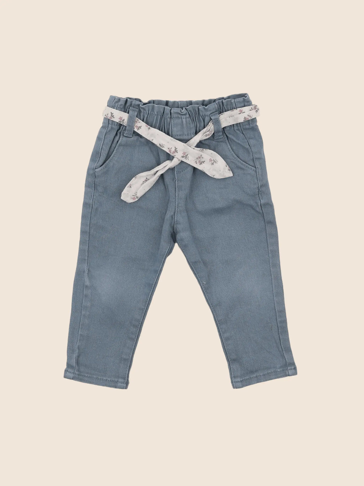 Vertbaudet - jegging bleu - 12 mois
