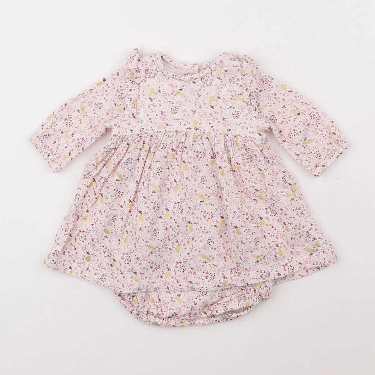 Vertbaudet - robe multicolore - 3 mois