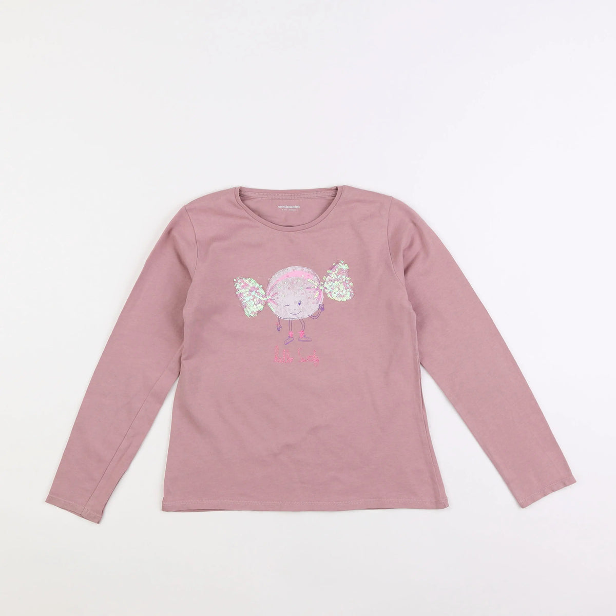 Vertbaudet - tee-shirt rose - 8 ans