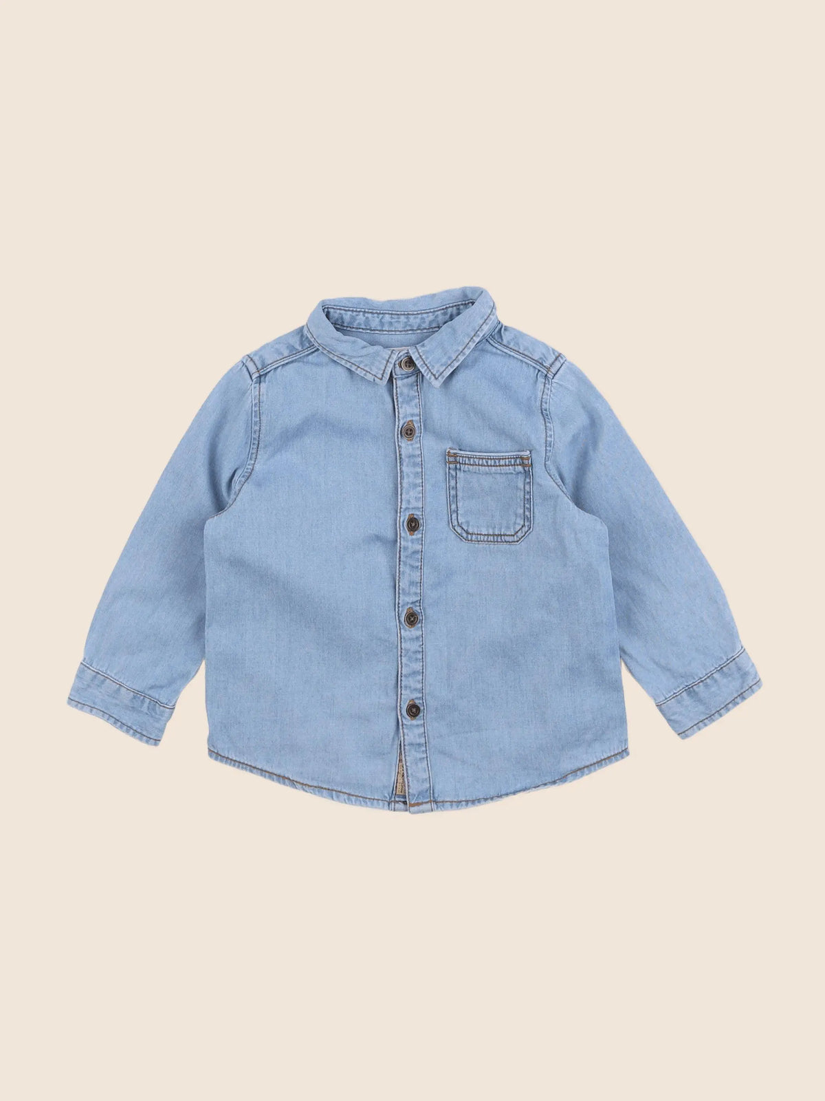Zara - chemise bleu - 9/12 mois