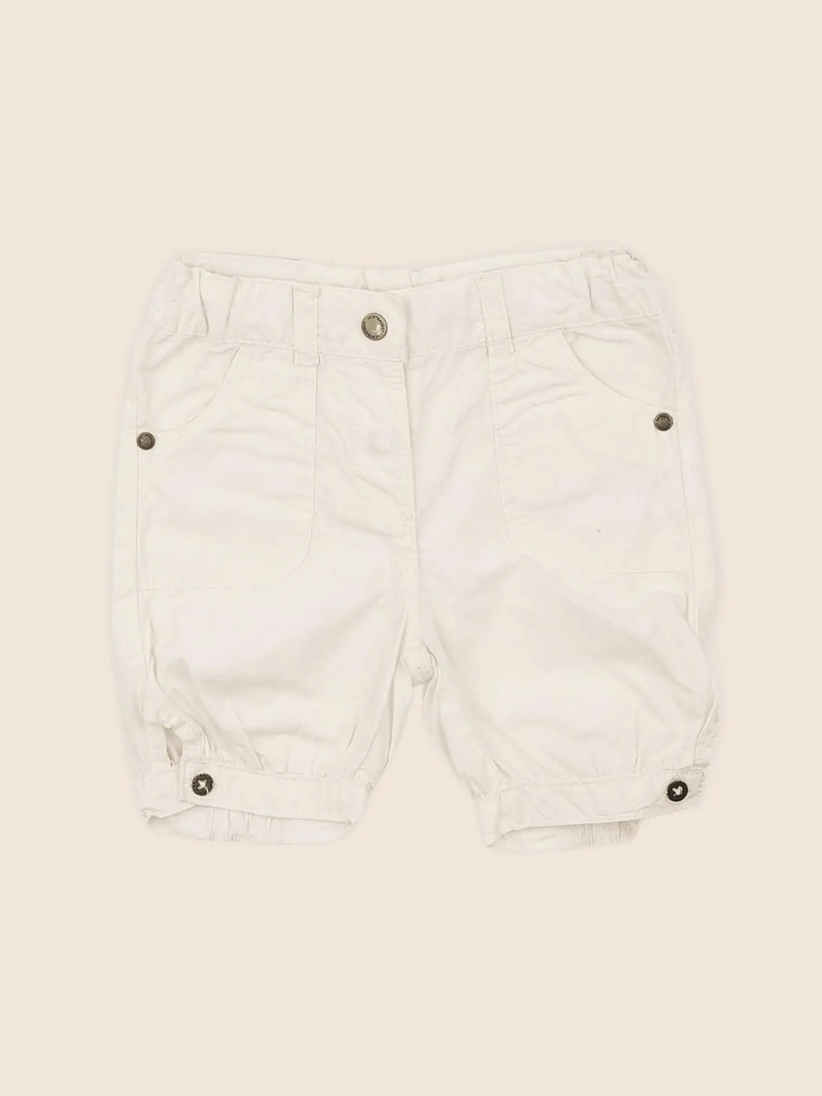 Vertbaudet - short beige - 12 mois