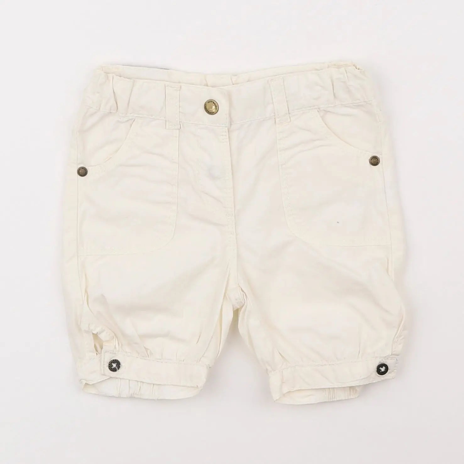 Vertbaudet - short beige - 12 mois