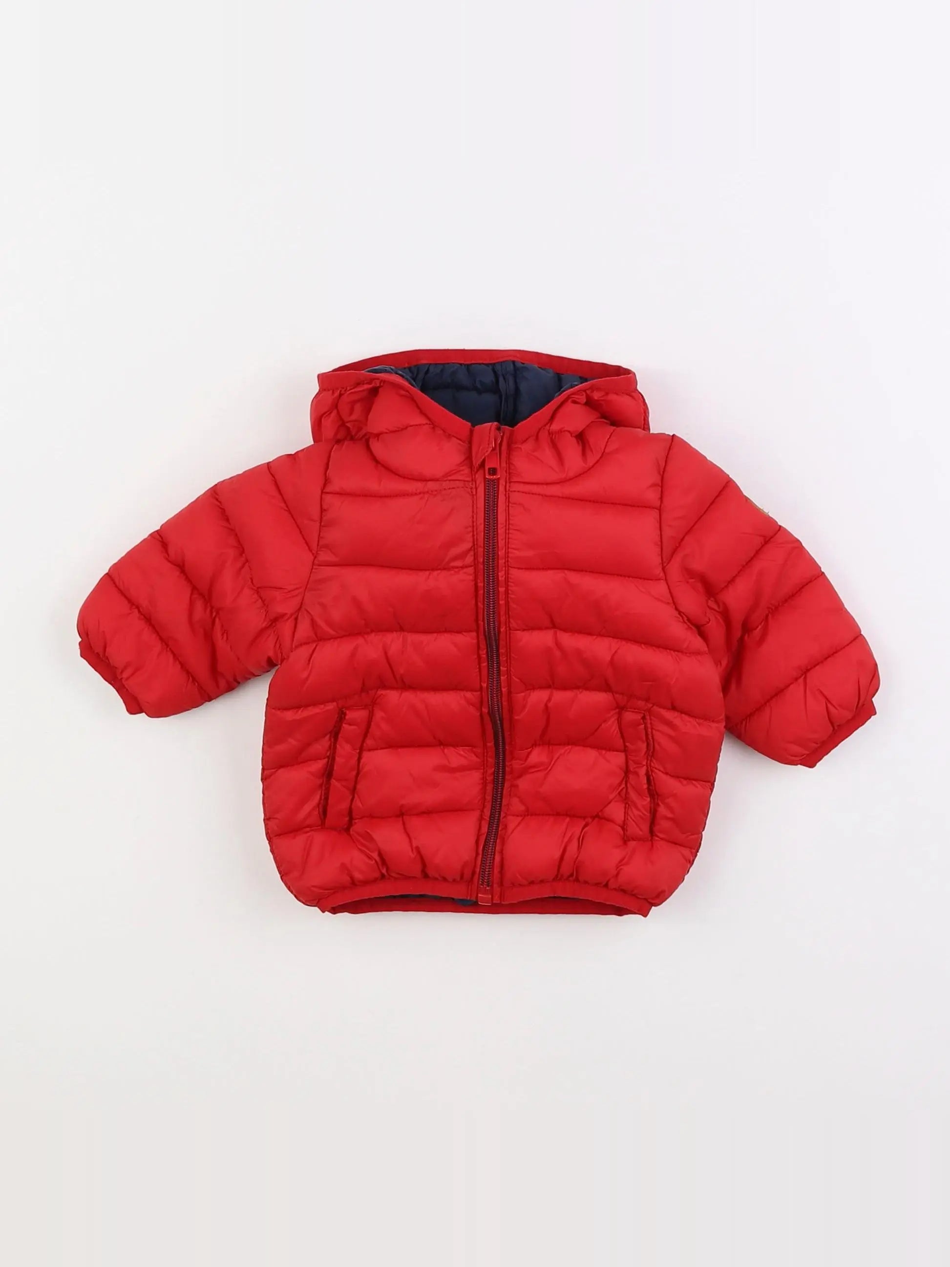 Tape à l'oeil - doudoune rouge - 3 mois