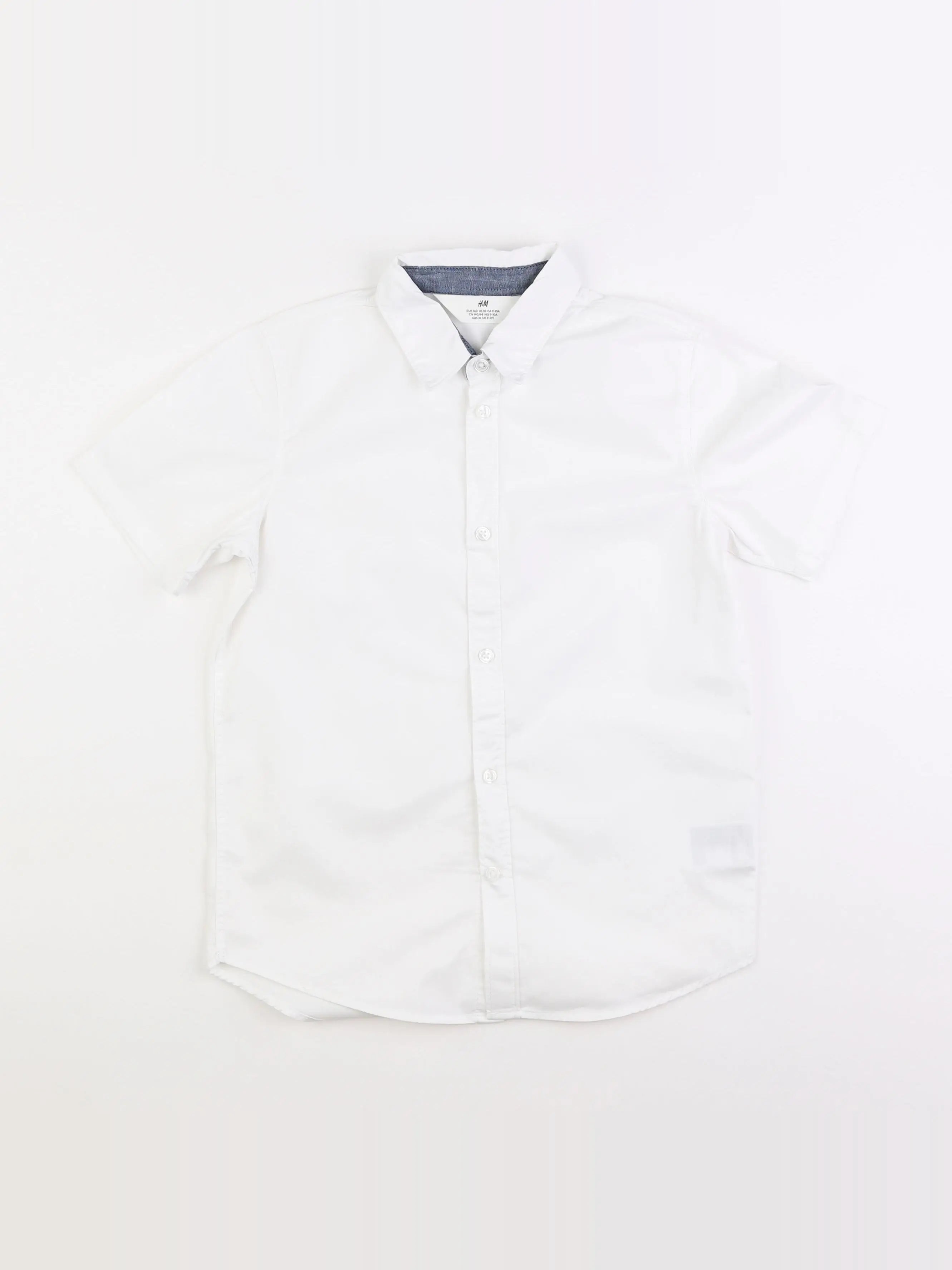 H&M - chemise blanc - 9/10 ans