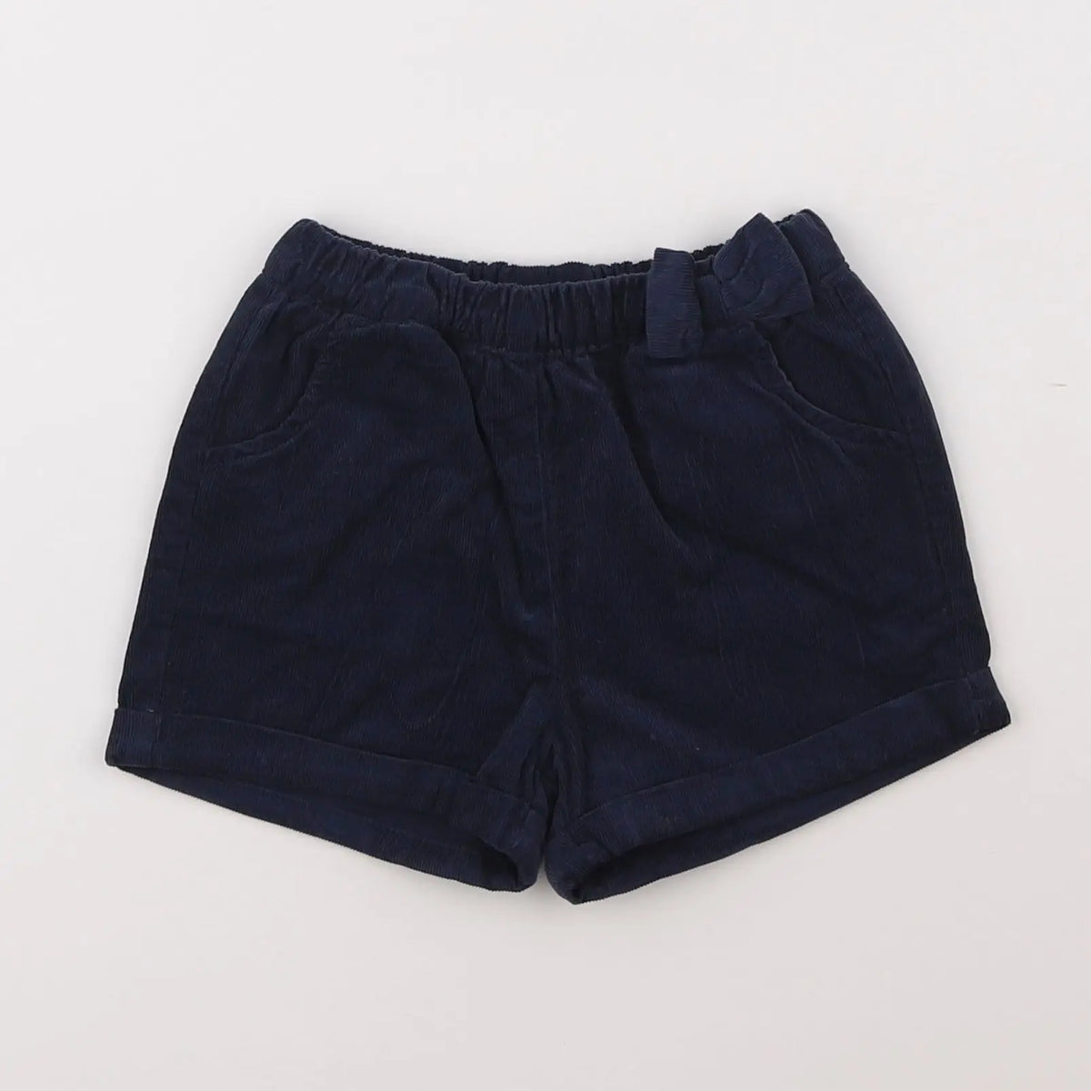 Vertbaudet - short doublé bleu - 18 mois