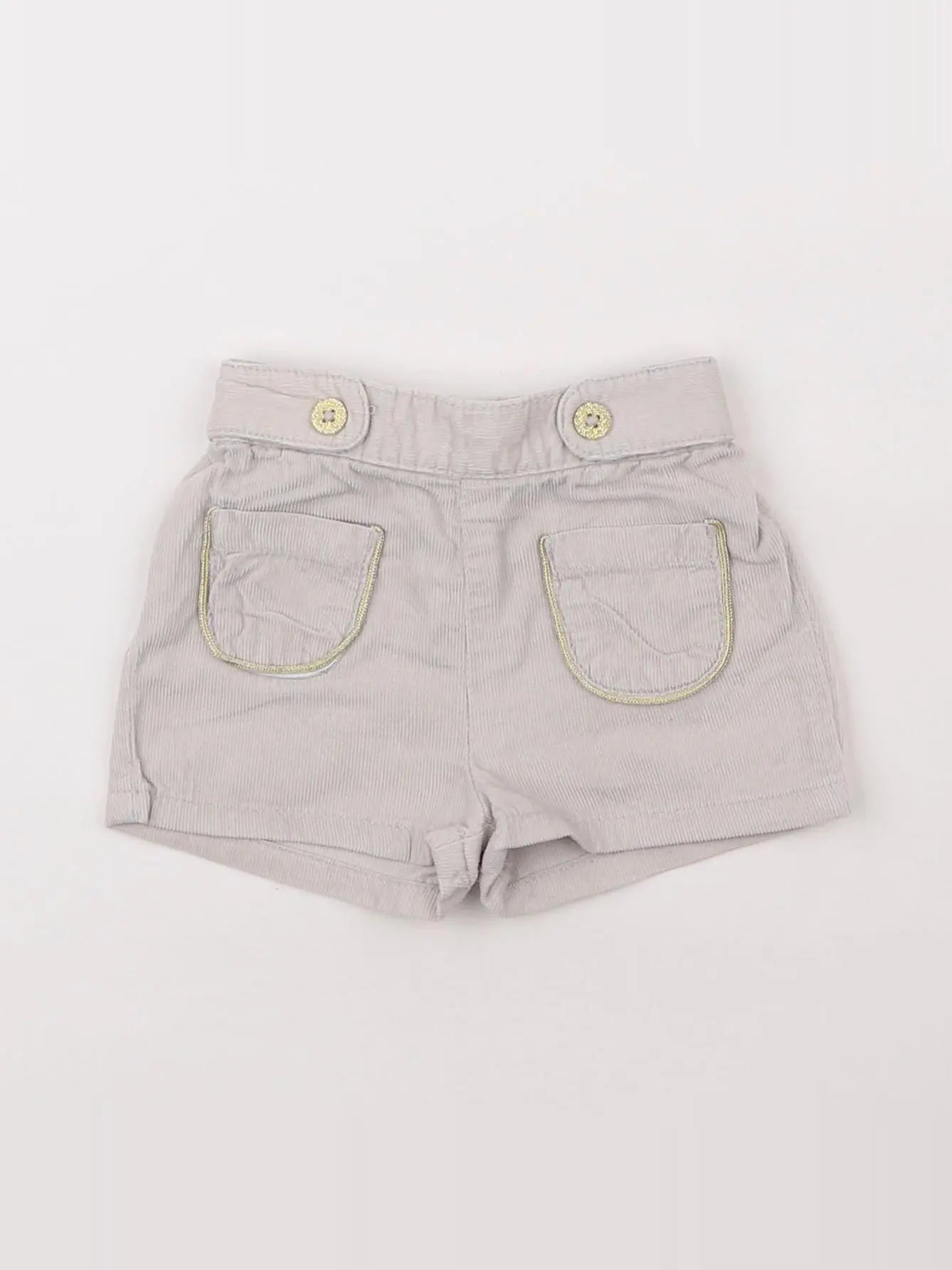 Vertbaudet - short gris - 6 mois