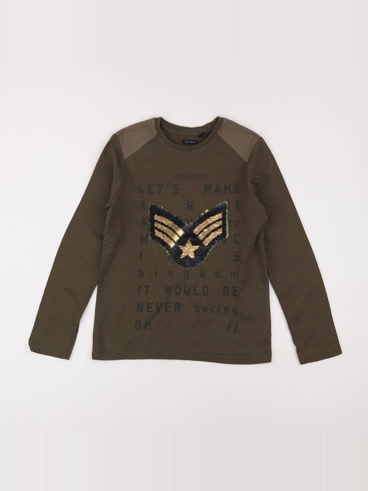 IKKS - tee-shirt vert - 10 ans