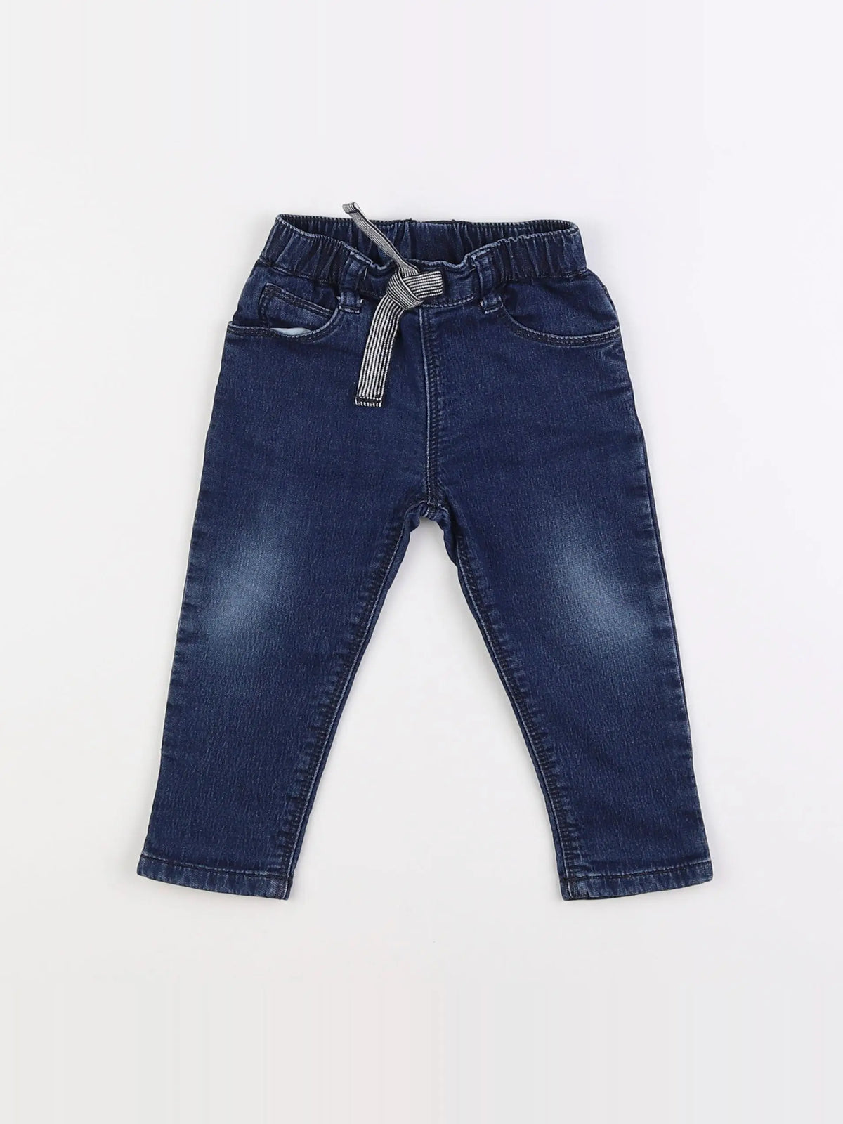 Petit Bateau - jean bleu - 12 mois