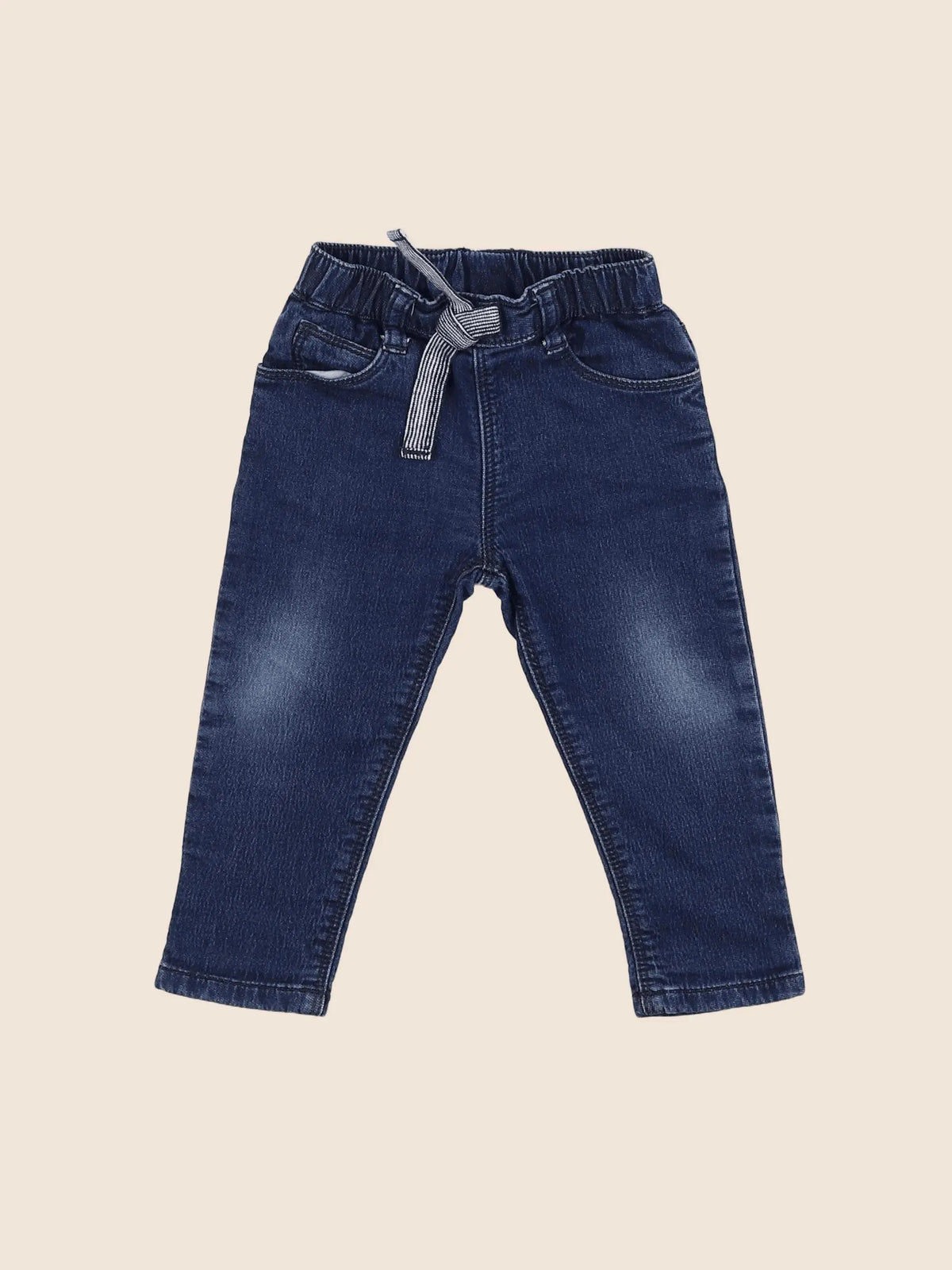 Petit Bateau - jean bleu - 12 mois