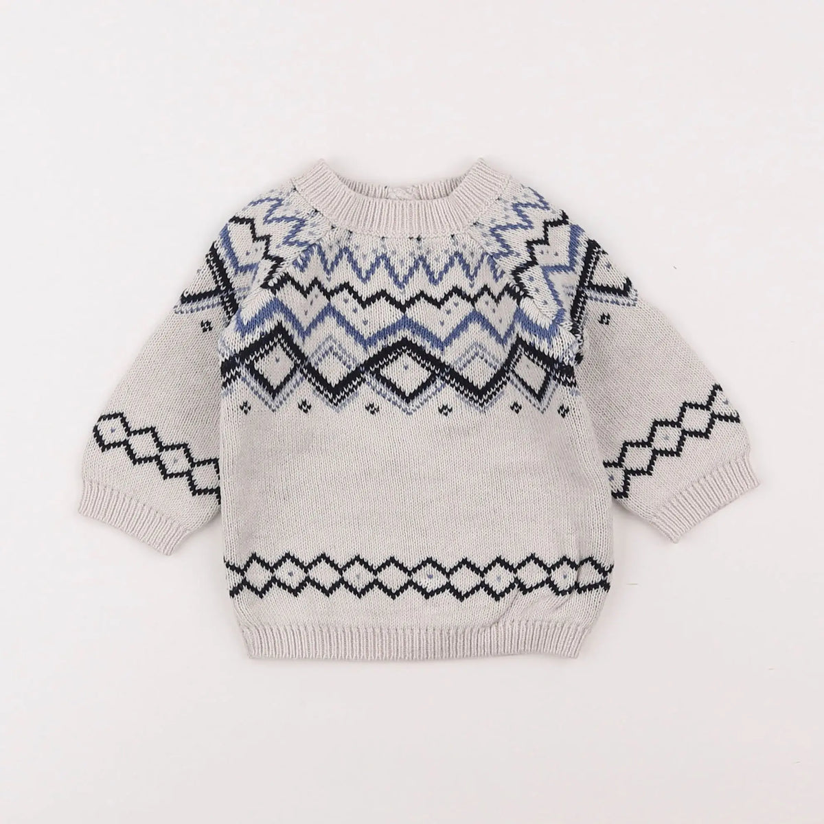 Vertbaudet - gilet gris - 6 mois