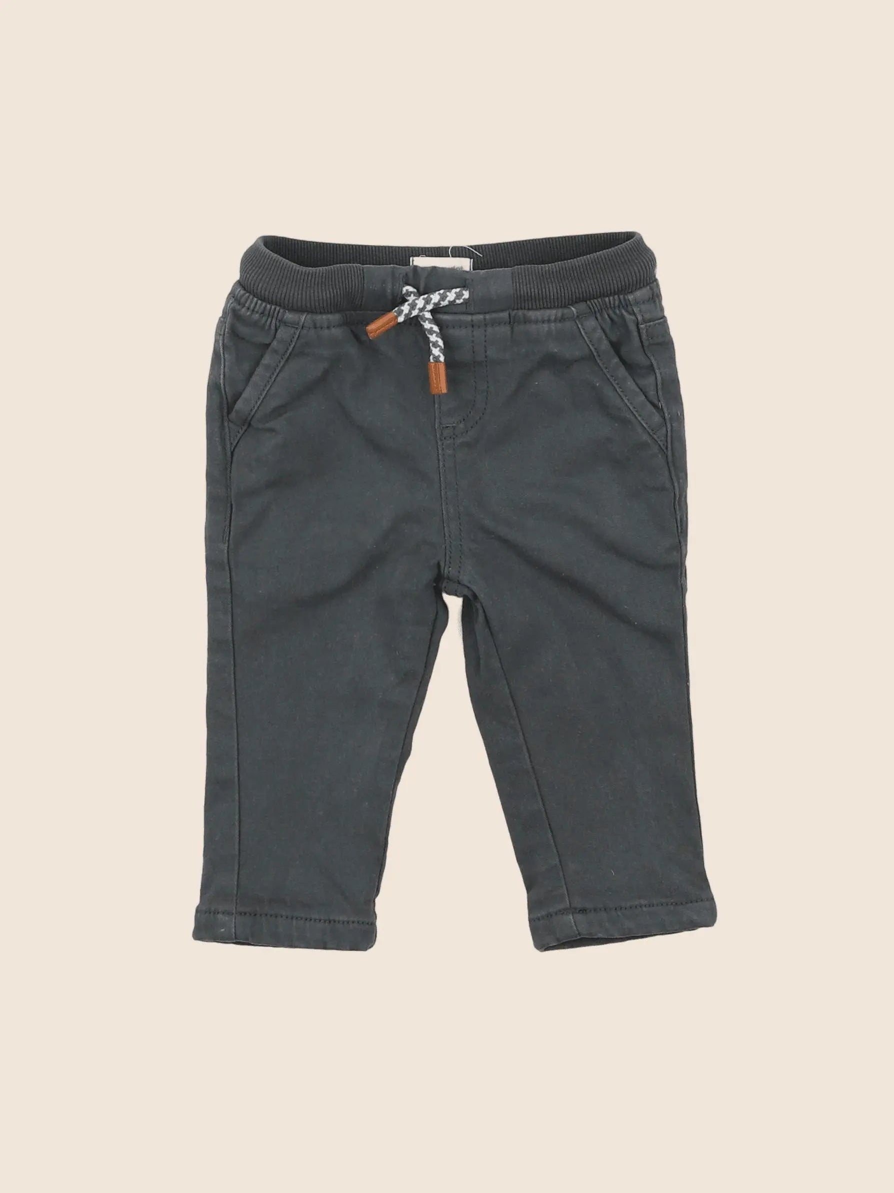 Vertbaudet - pantalon vert - 6 mois