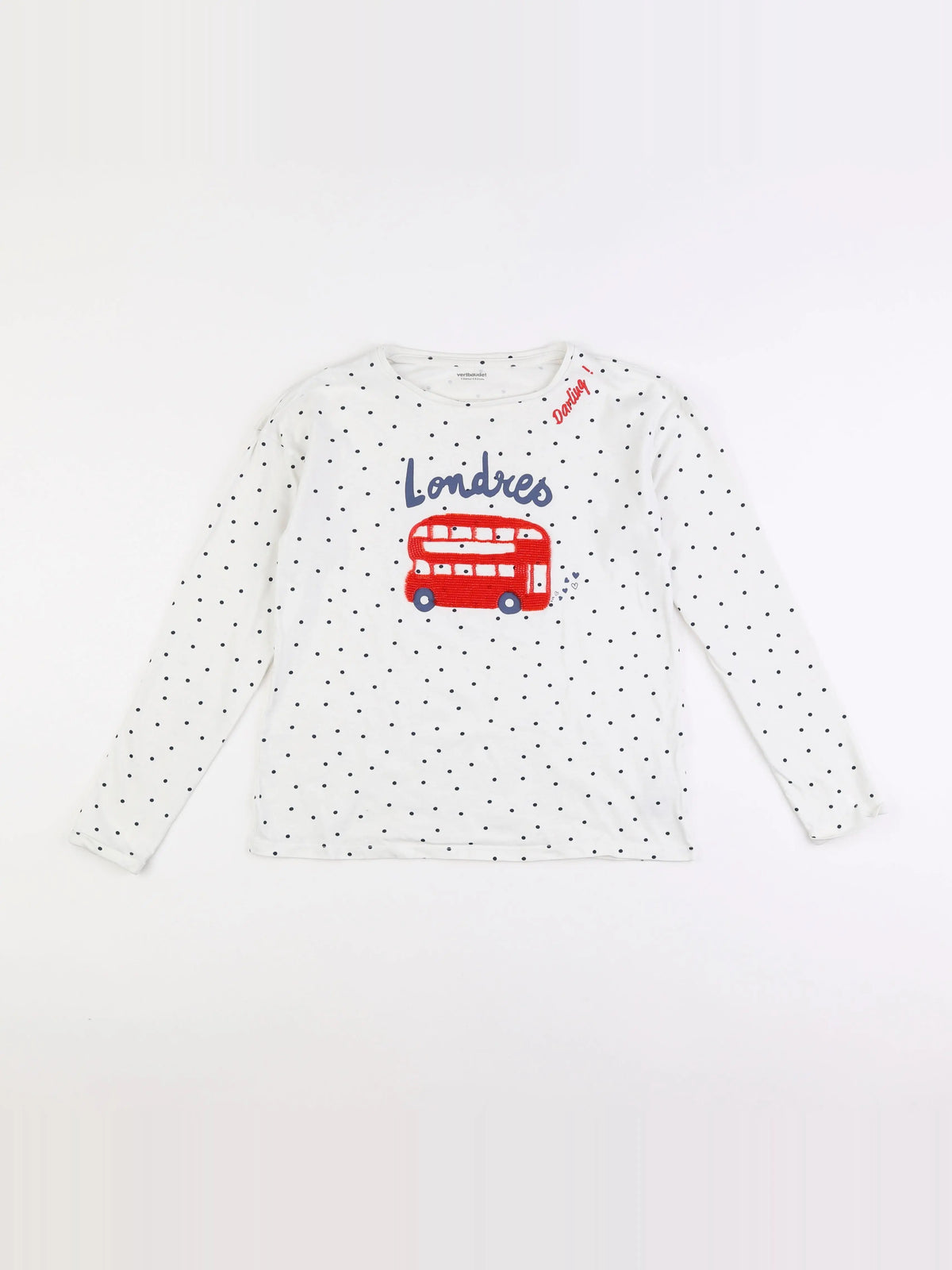 Vertbaudet - tee-shirt blanc - 12 ans