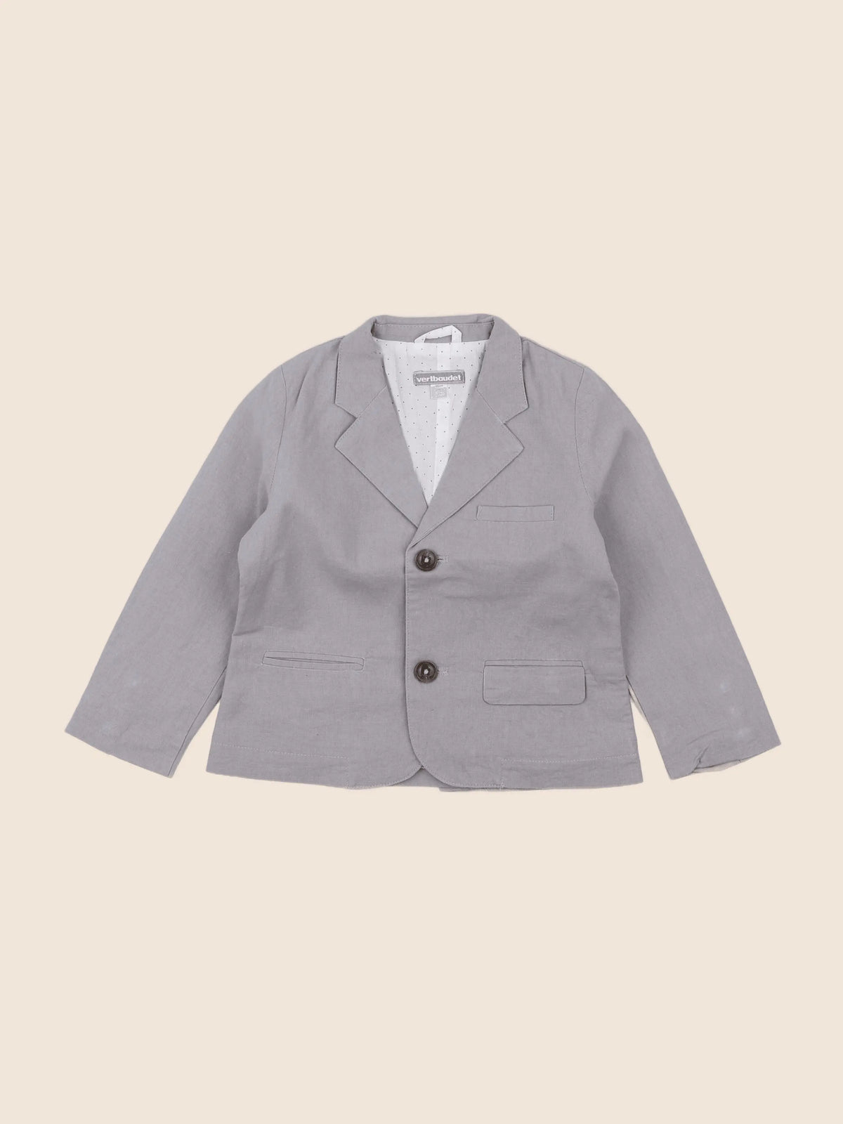 Vertbaudet - veste gris - 2 ans