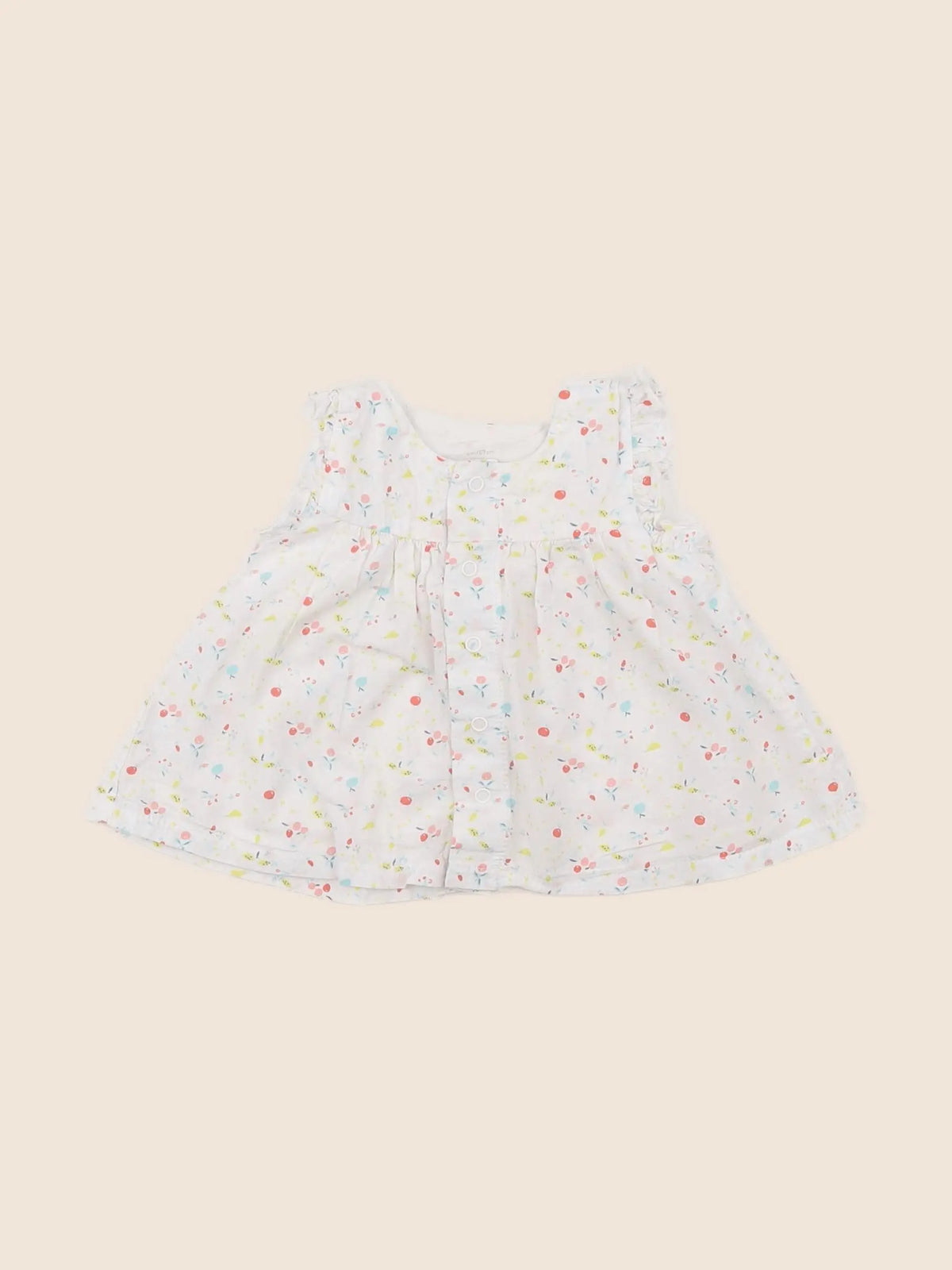Petit Bateau - blouse multicolore - 6 mois
