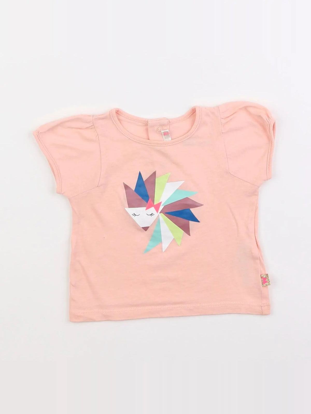 Billie Blush - tee-shirt rose - 9 mois