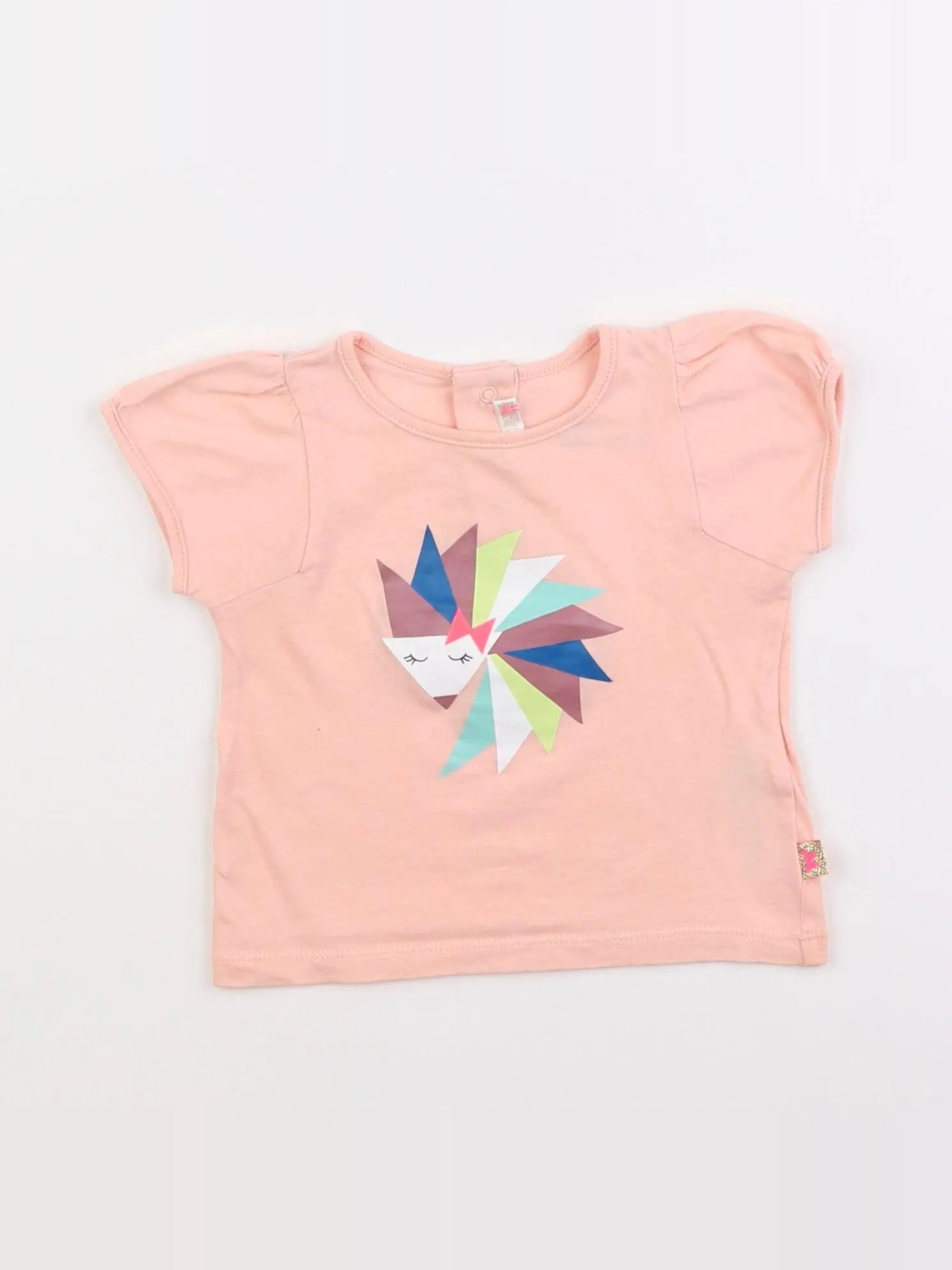 Billie Blush - tee-shirt rose - 9 mois