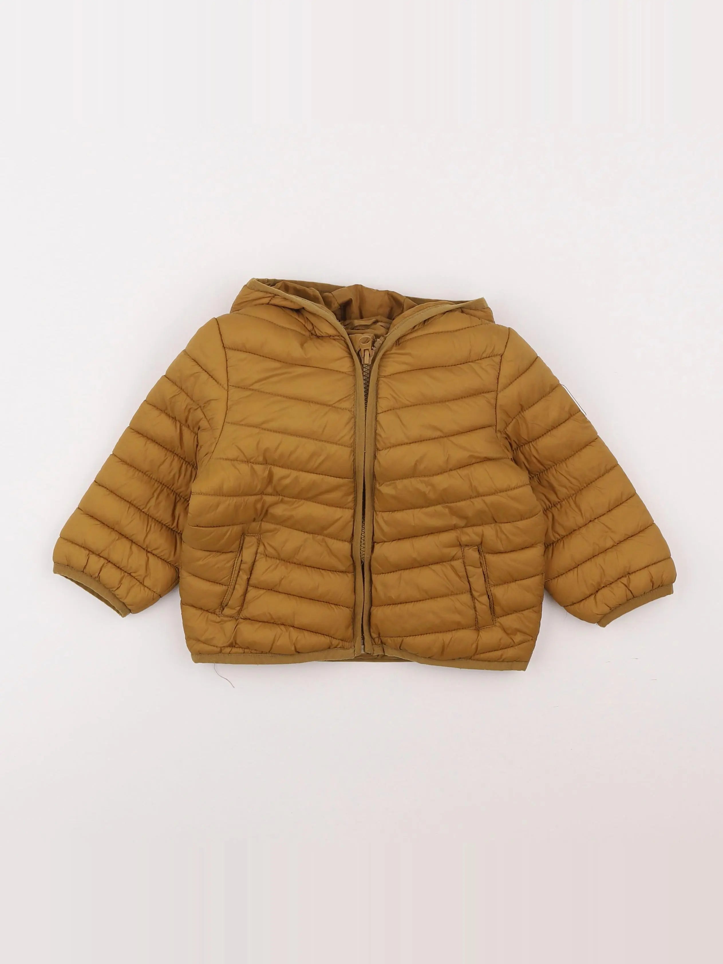 Vertbaudet - doudoune marron - 18 mois