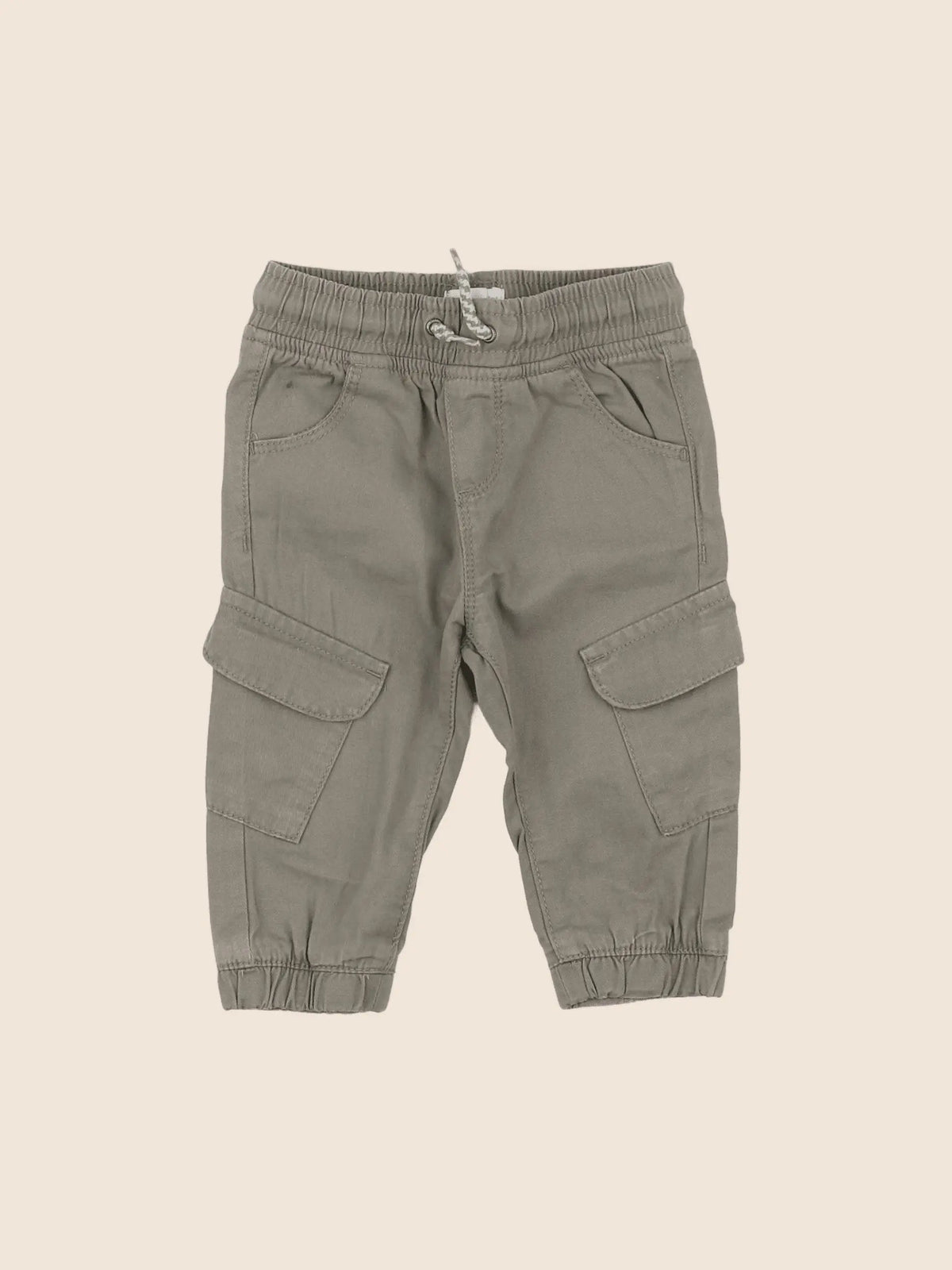 Vertbaudet - pantalon vert - 9 mois